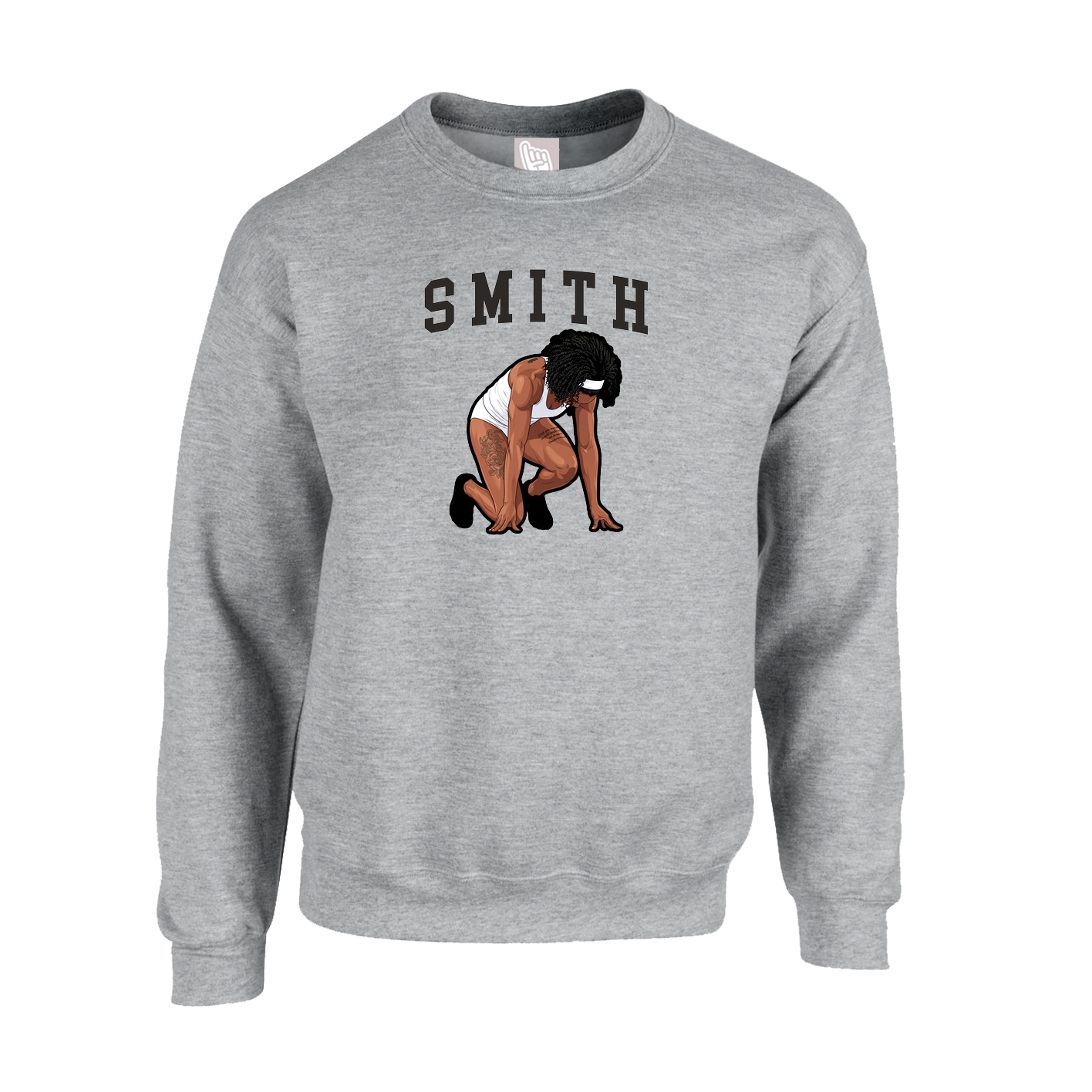 Fleece Crew — Shirsey in Grey