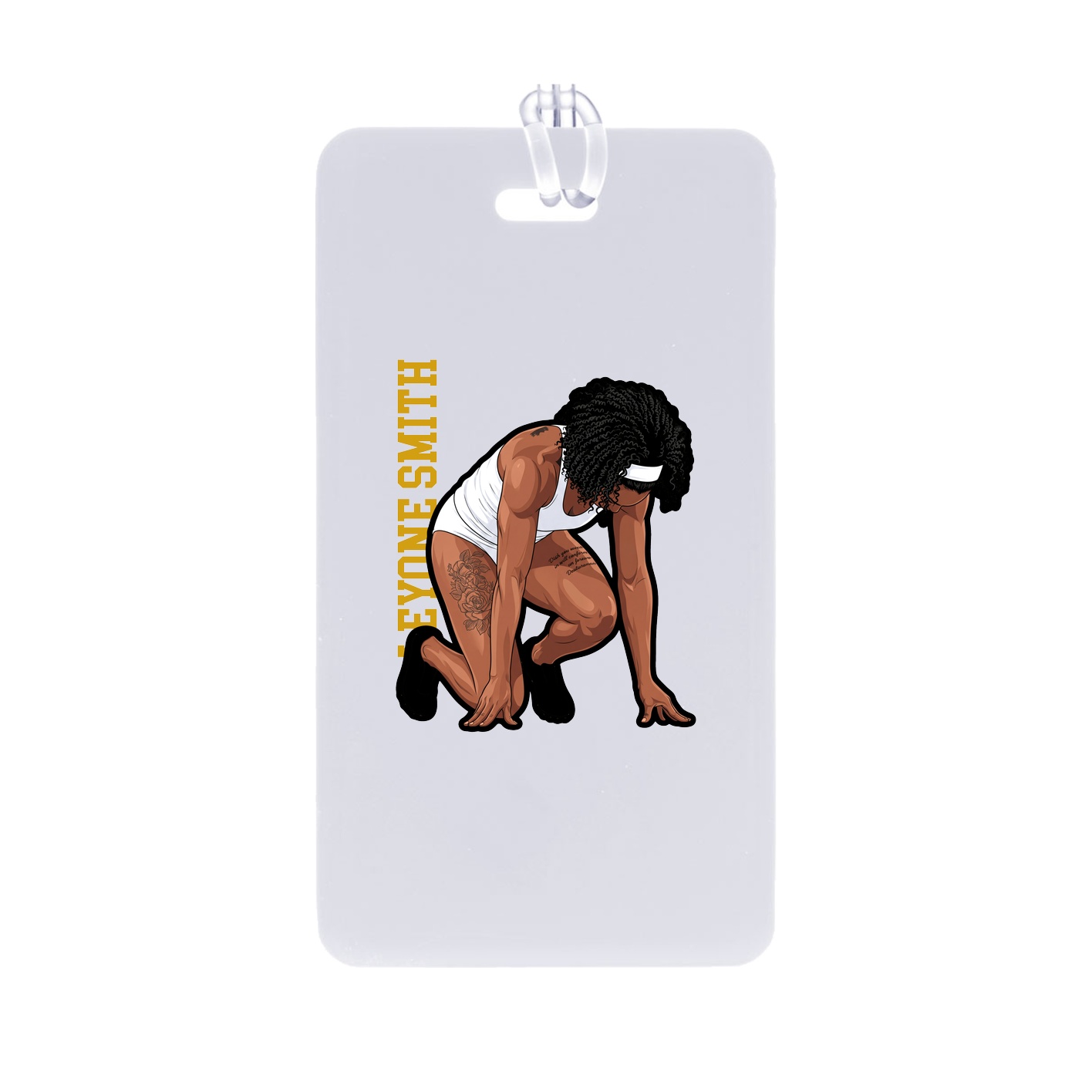 Bag Tag — Name Vertical in Classic
