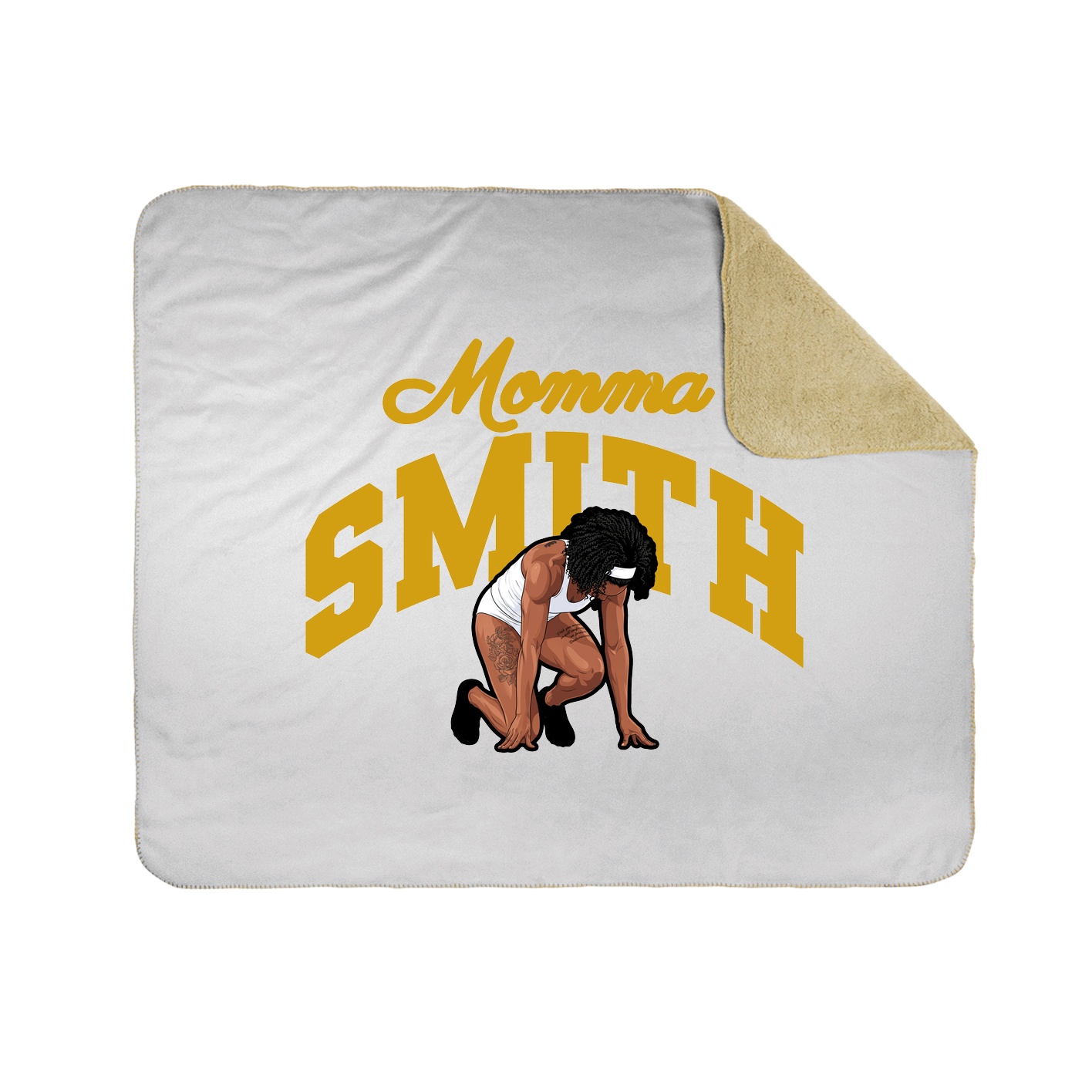 Throw Blanket — Mothers Day Arch in White