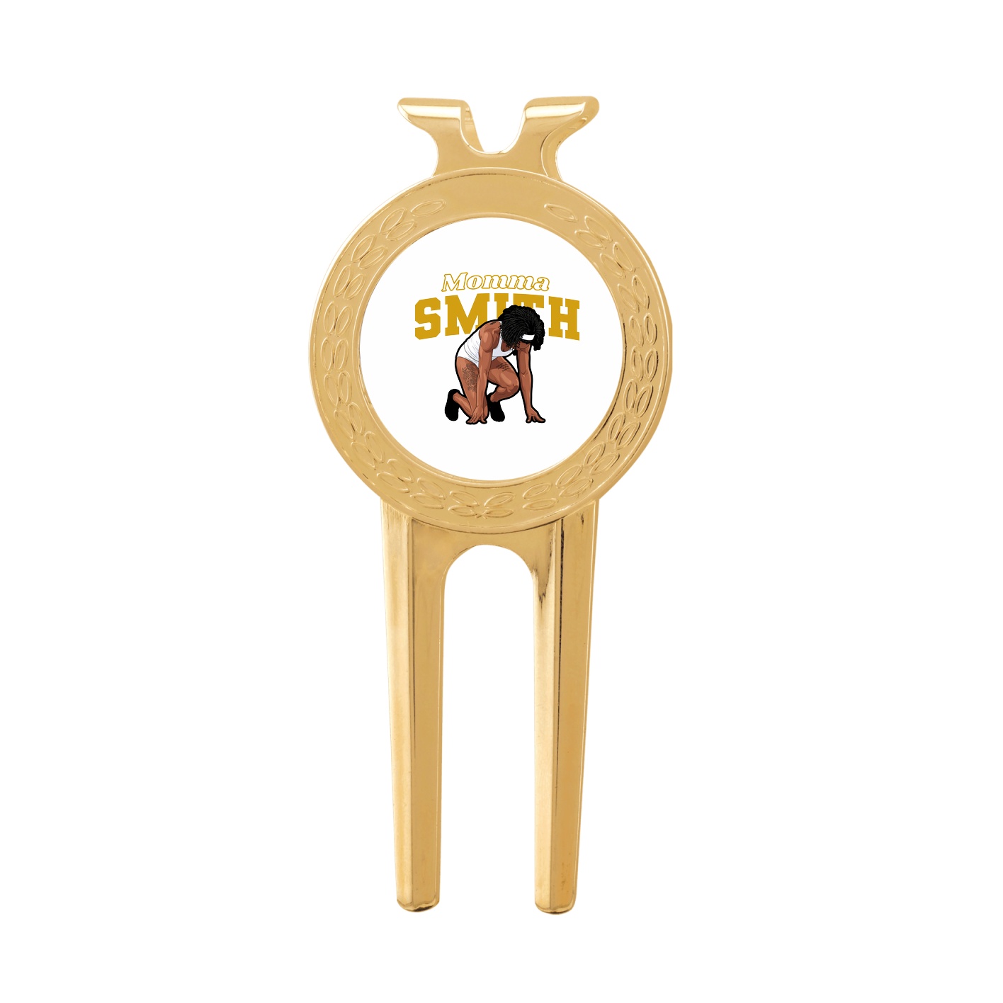 Divot Tool with Ball Marker — Mothers Day Block in Classic