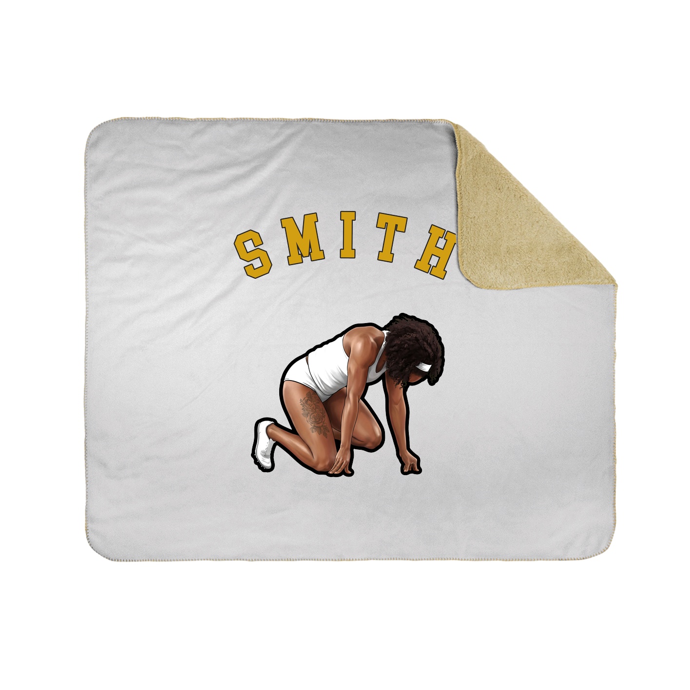 Throw Blanket — Shirsey Arch in White