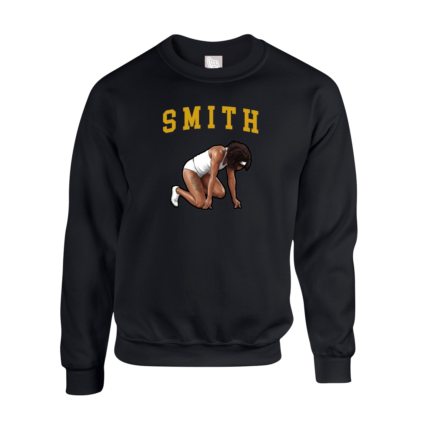 Fleece Crew — Shirsey in Black