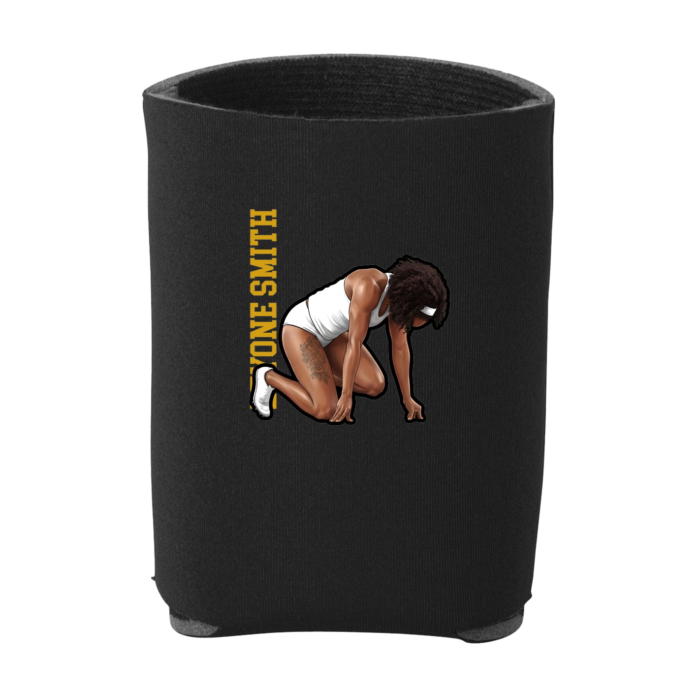 Can Holder — Name Vertical in Black