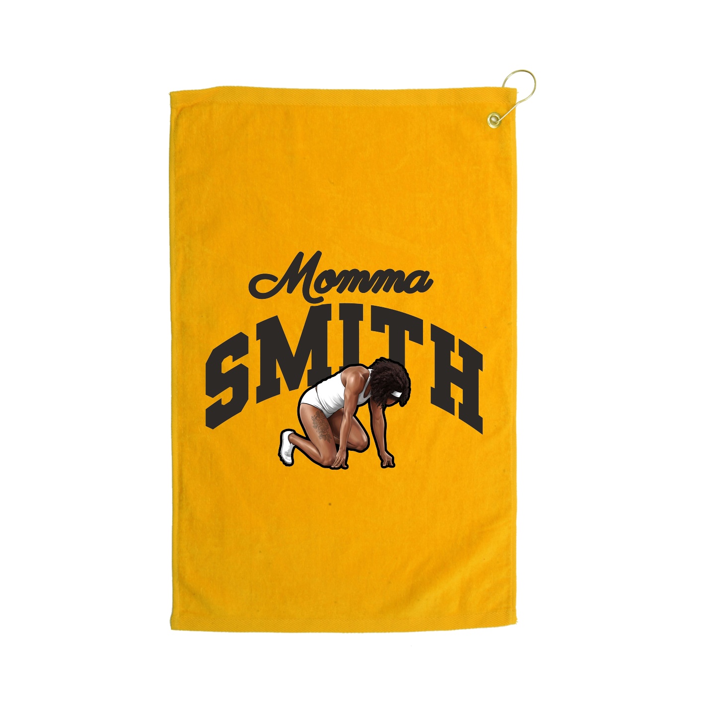 Golf Towel — Mothers Day Arch in Gold