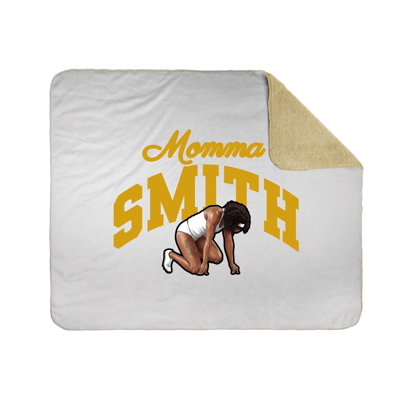 Throw Blanket — Mothers Day Arch in White
