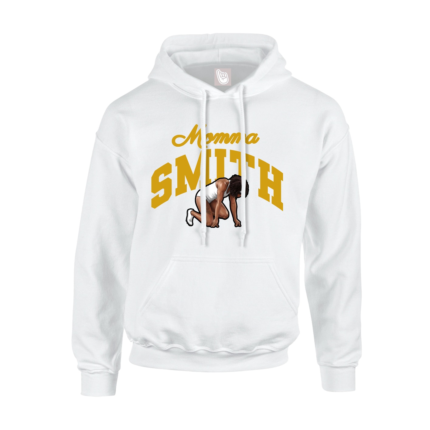 Youth Hoodie — Mothers Day Arch in White