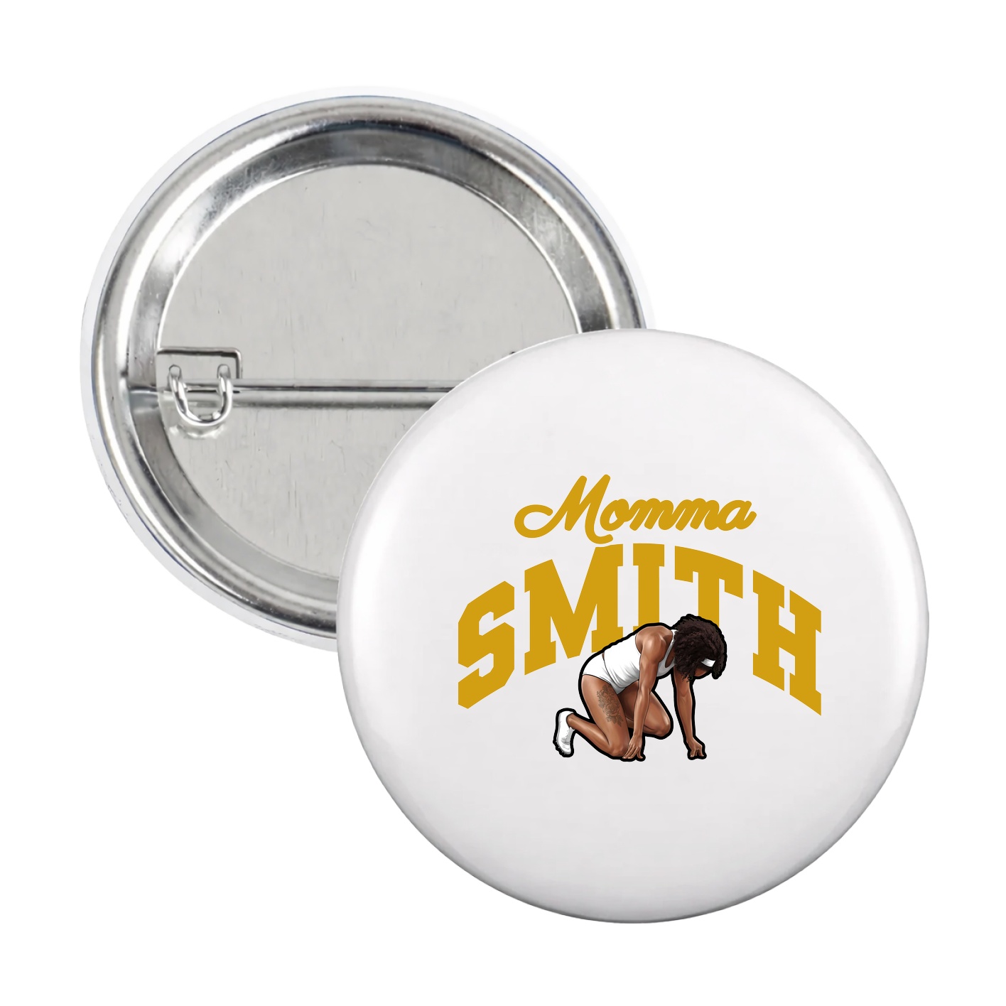 Game Day Button — Mothers Day Arch in White