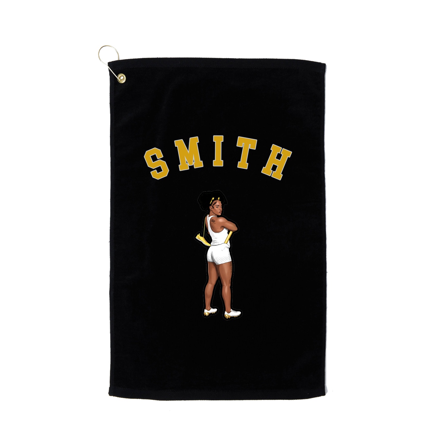 Golf Towel — Shirsey Arch in Black