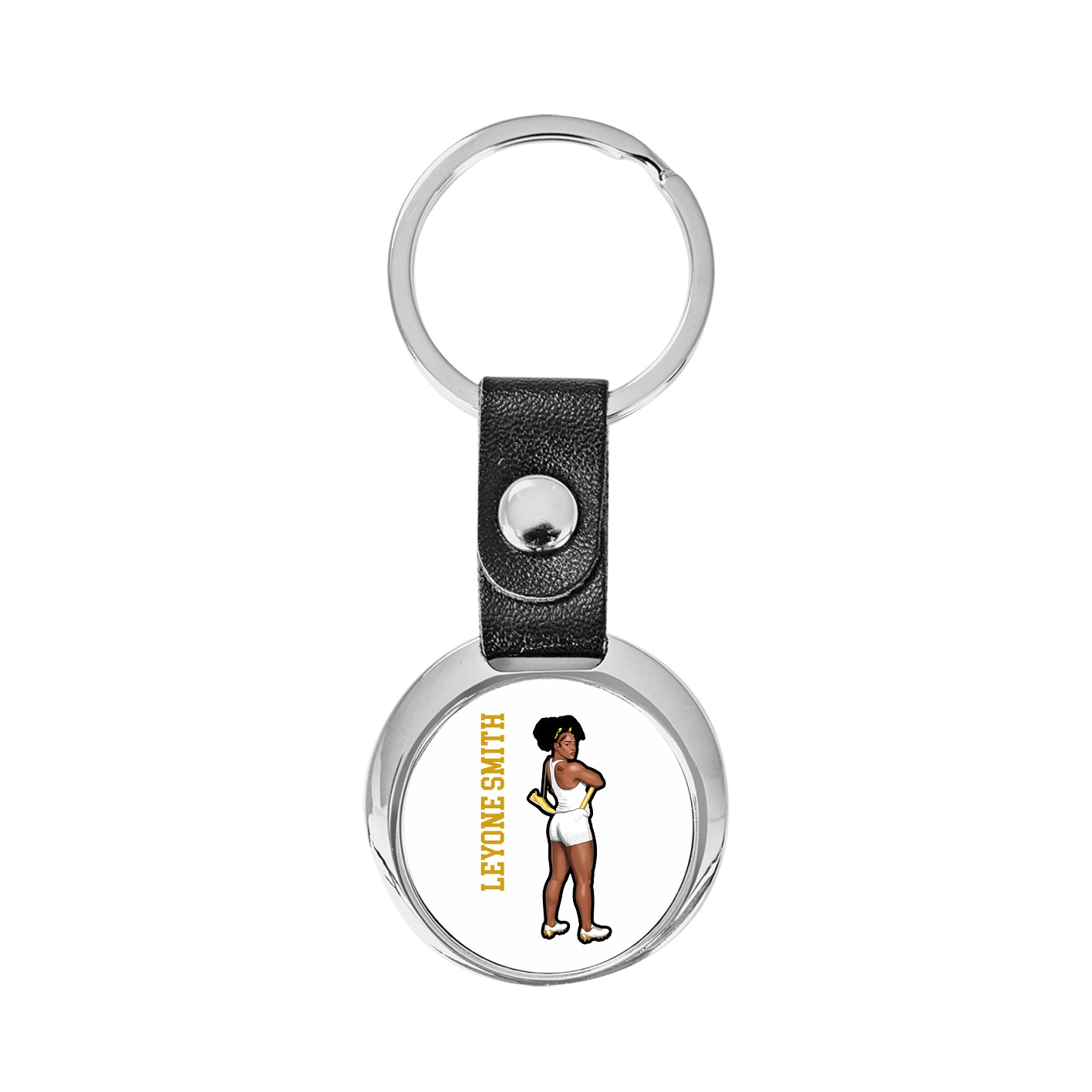 Key Chain — Name Vertical in Classic