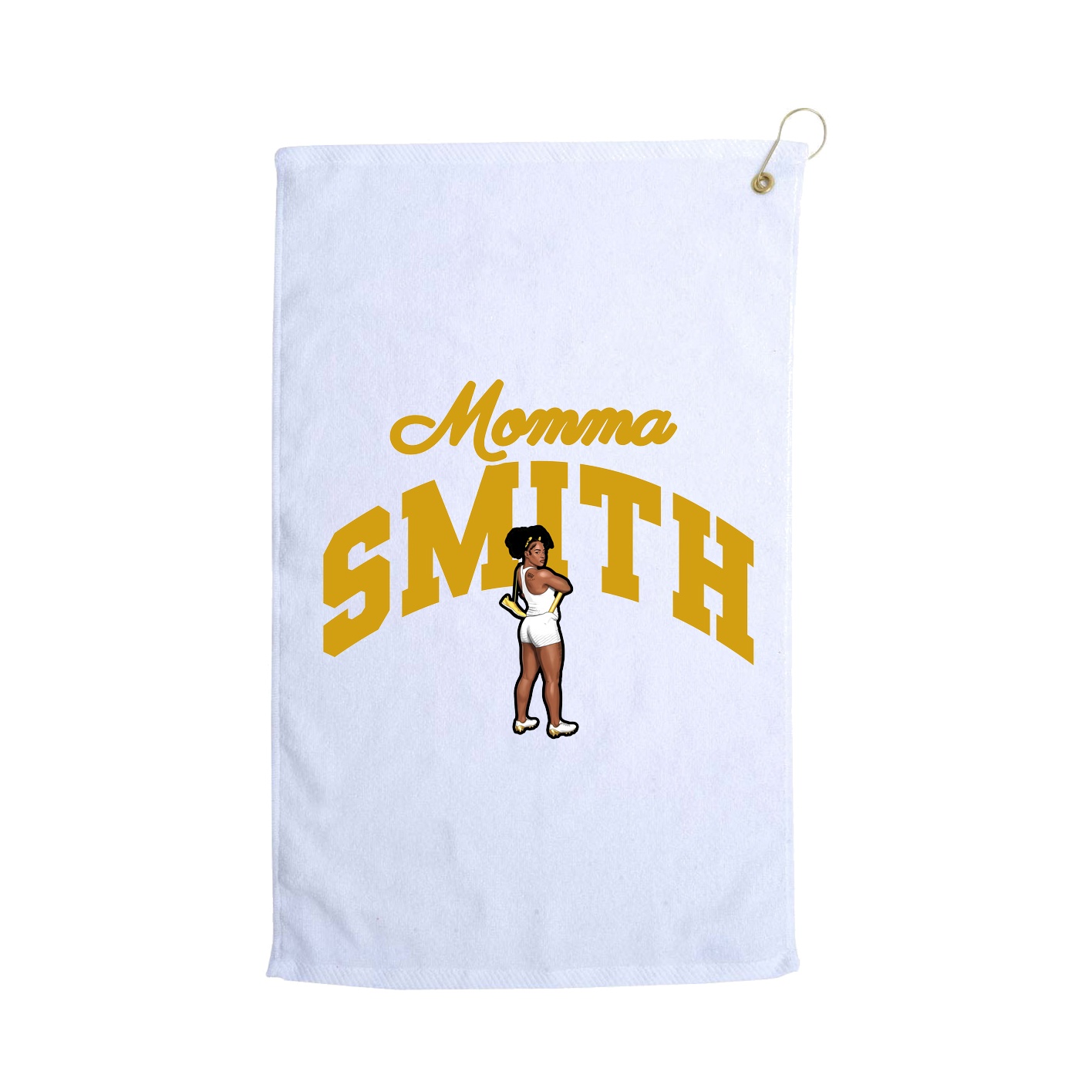 Golf Towel — Mothers Day Arch in White