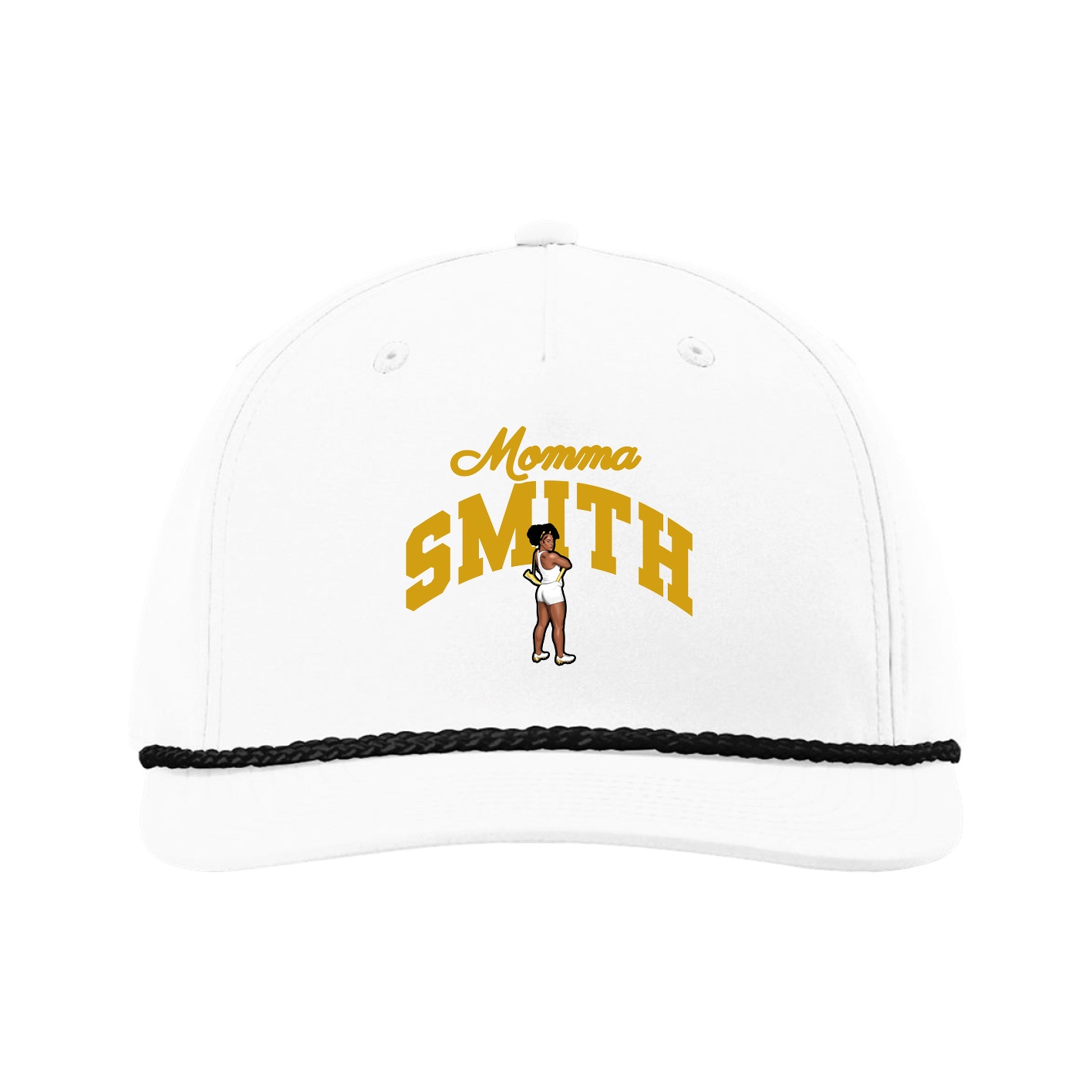 Five-Panel Classic Rope Cap — Mothers Day Arch in White