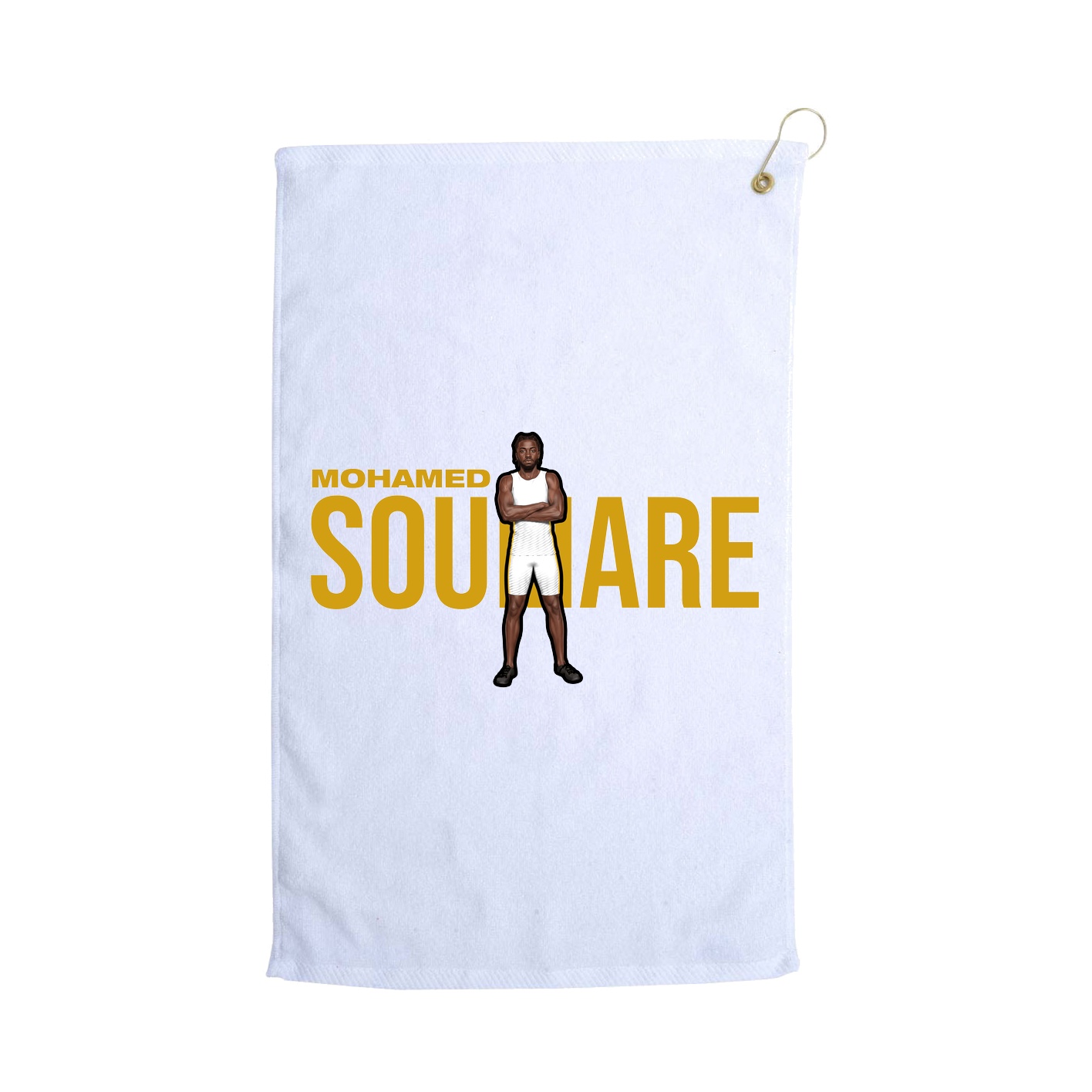 Golf Towel — Player Name in White