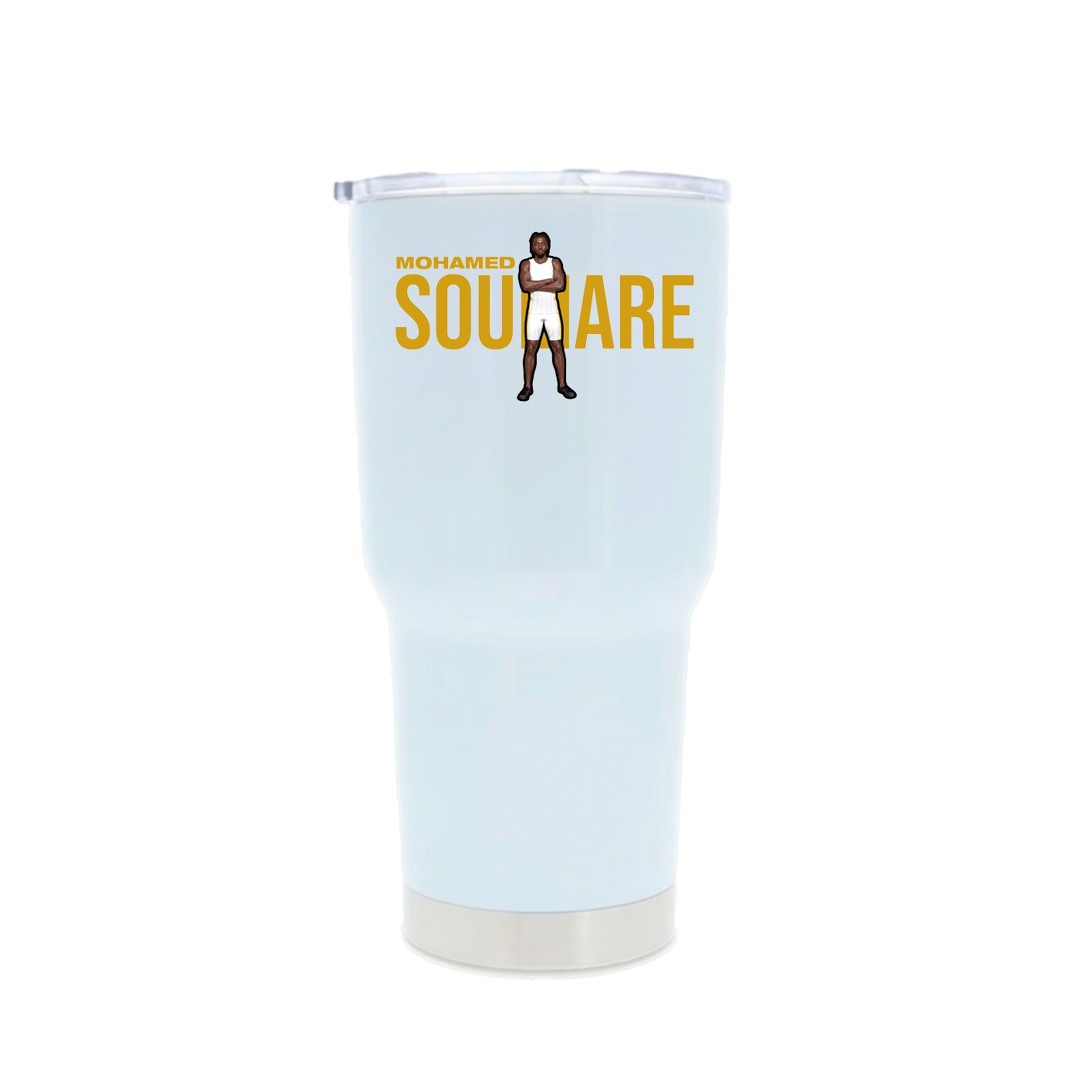 30oz Stainless Steel Tumbler — Player Name in White