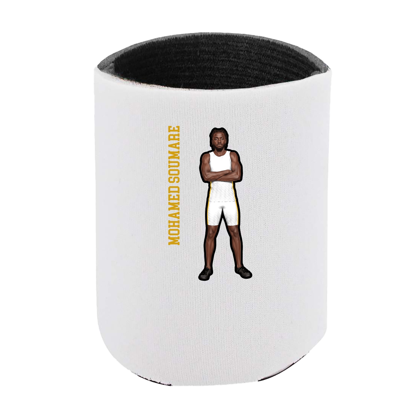 Can Holder — Name Vertical in White