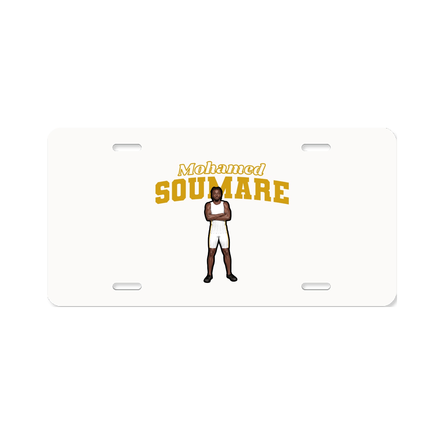 License Plate — Name Arch in Classic