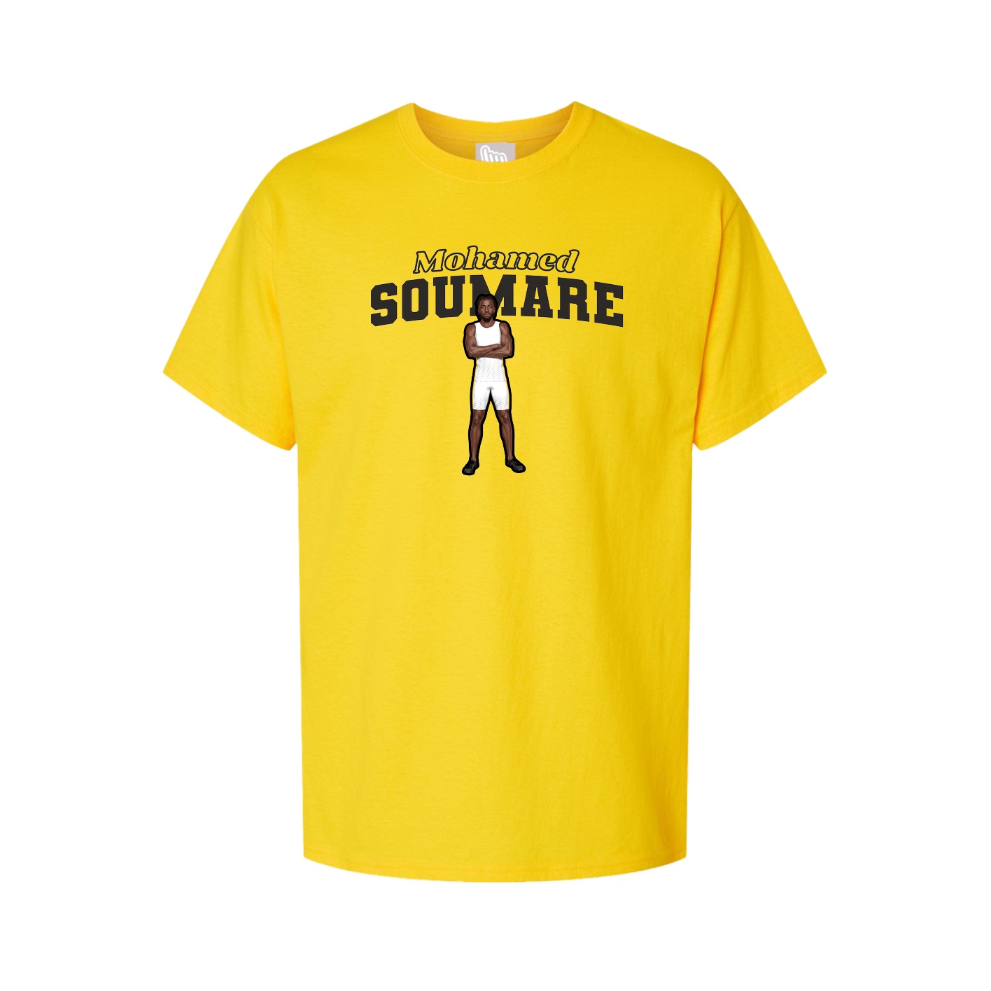 Youth Tee — Name Arch in Gold