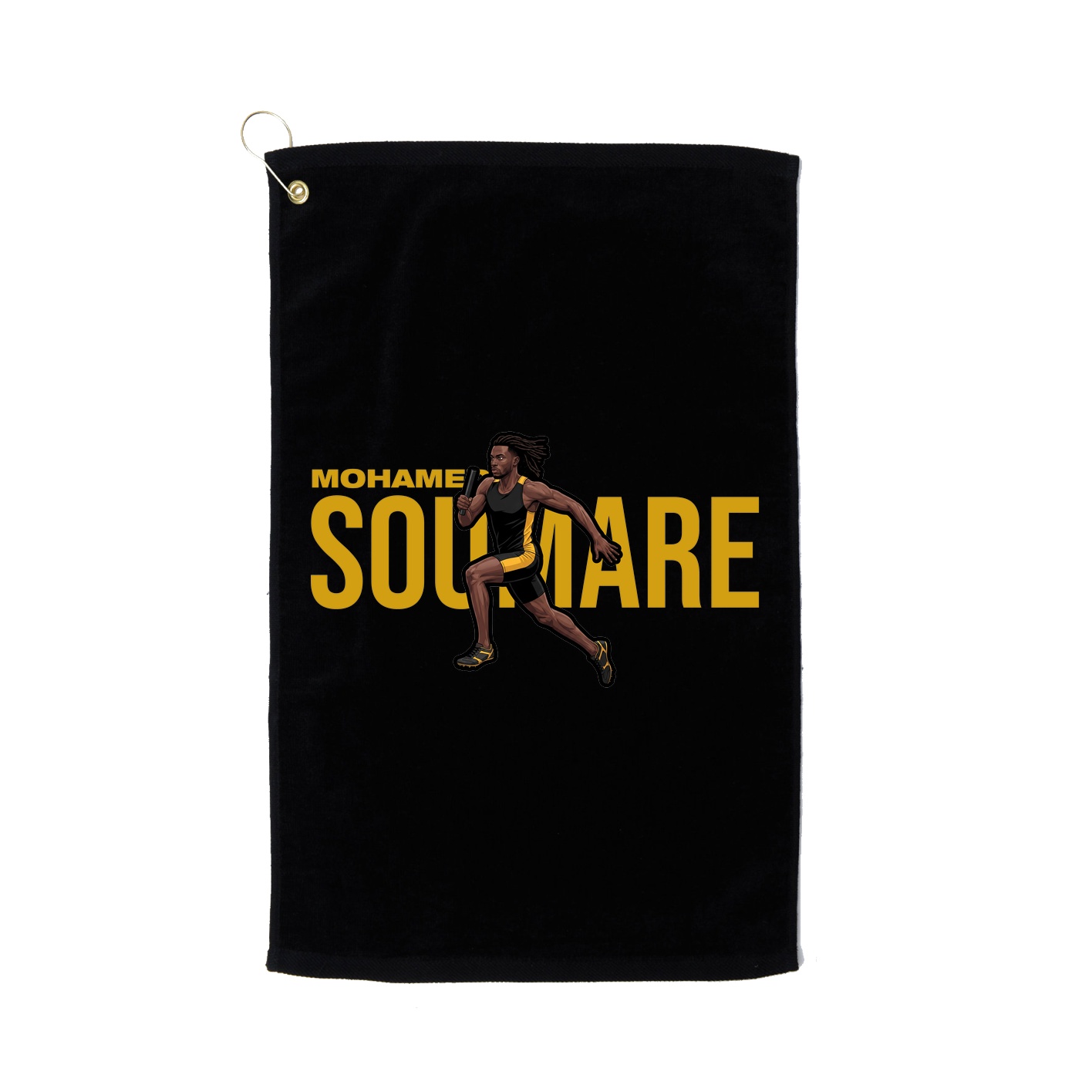 Golf Towel — Player Name in Black