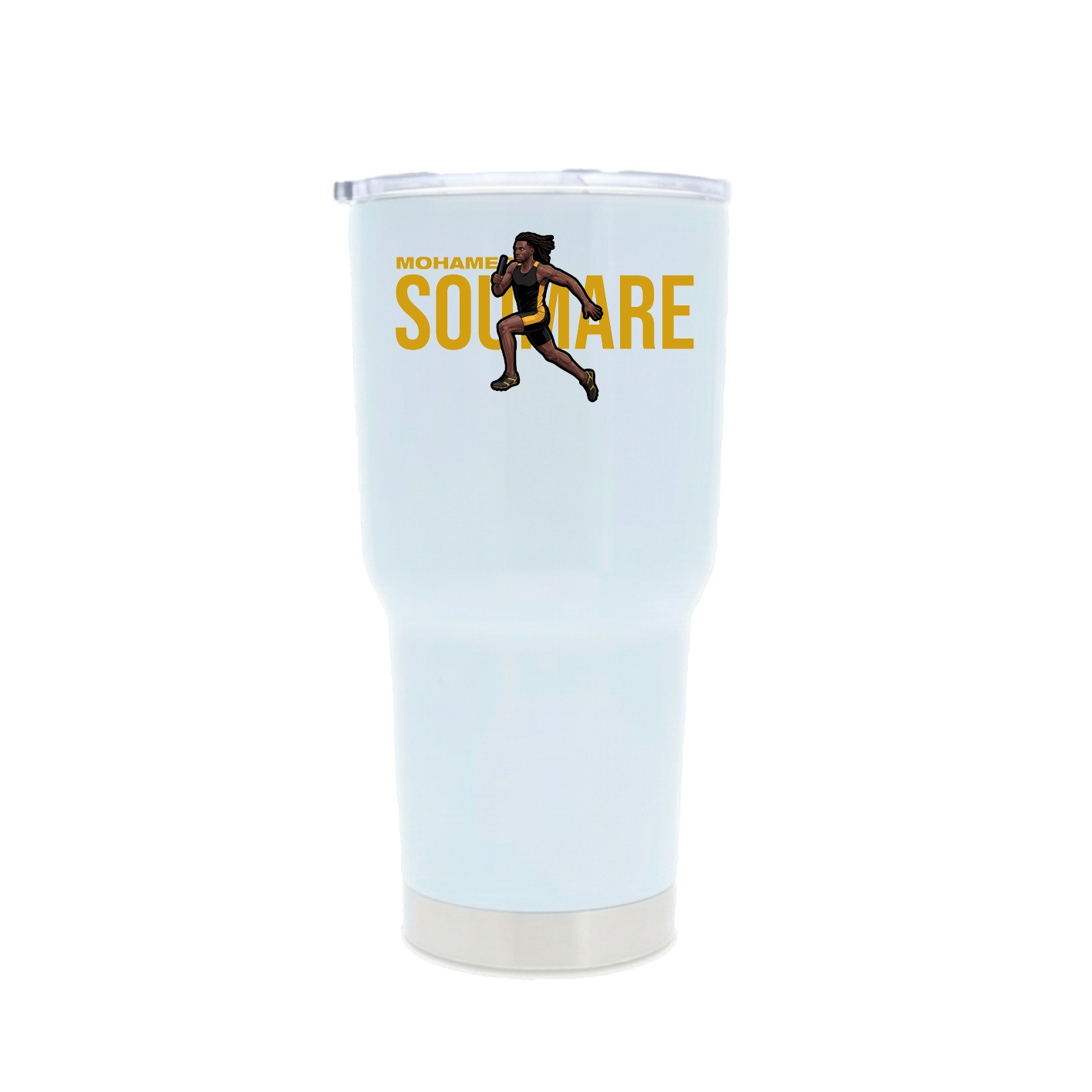 30oz Stainless Steel Tumbler — Player Name in White