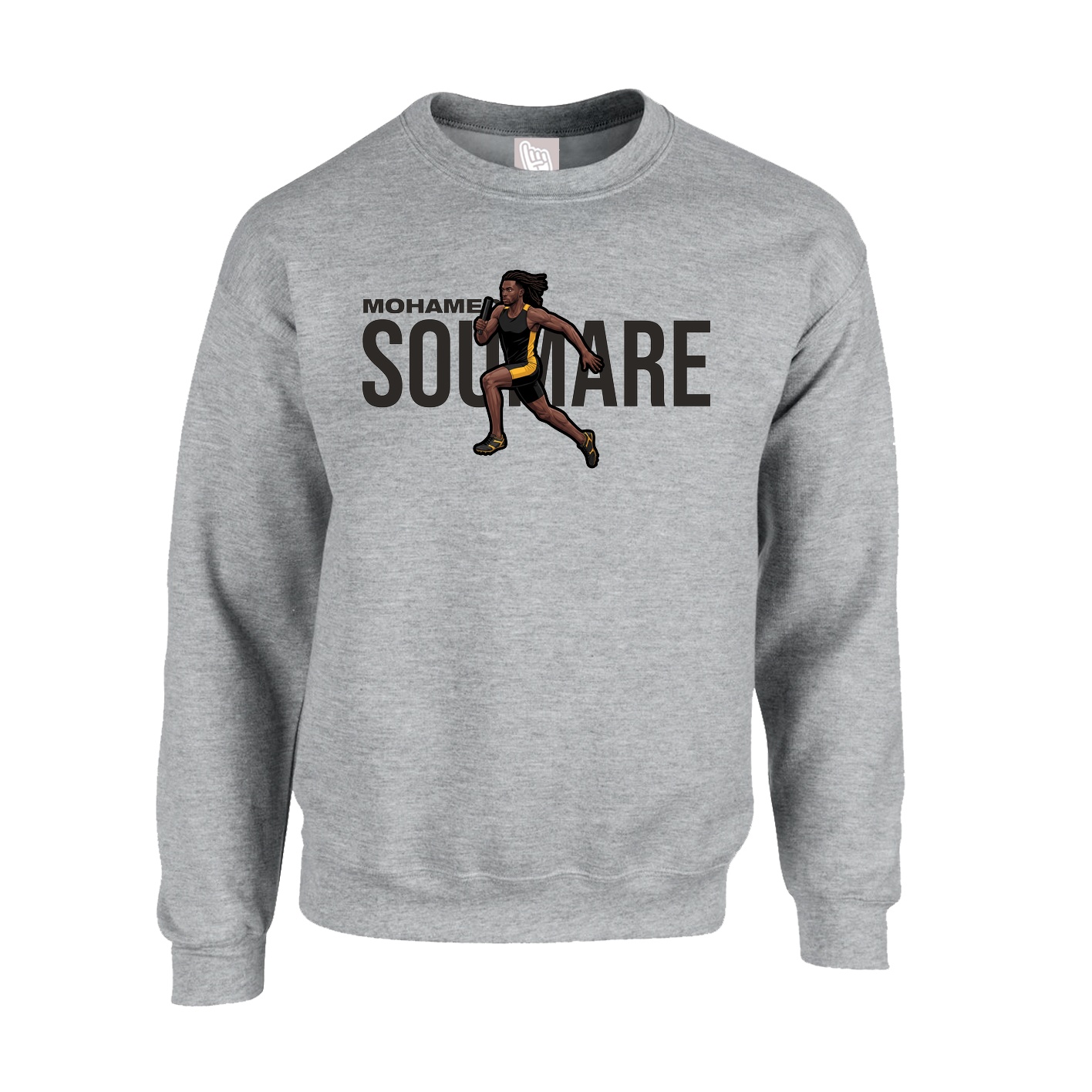 Fleece Crew — Player Name in Grey