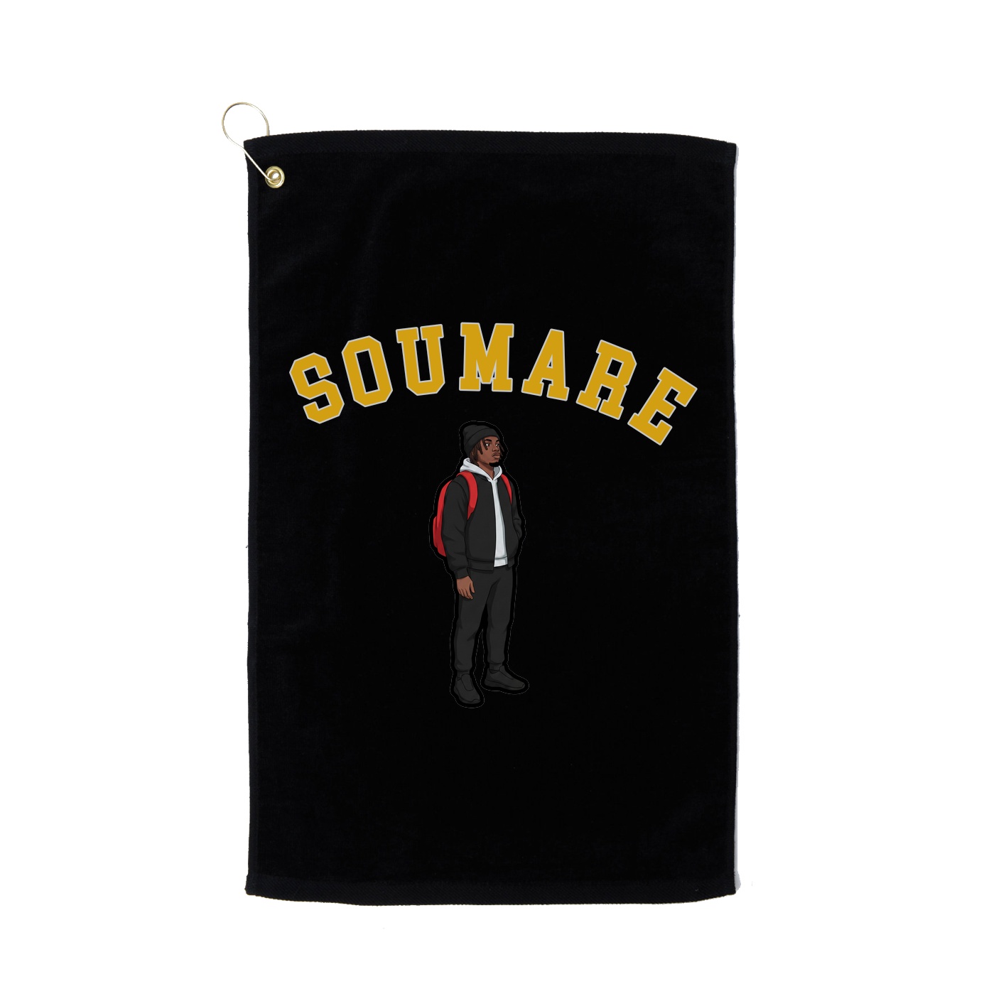 Golf Towel — Shirsey Arch in Black