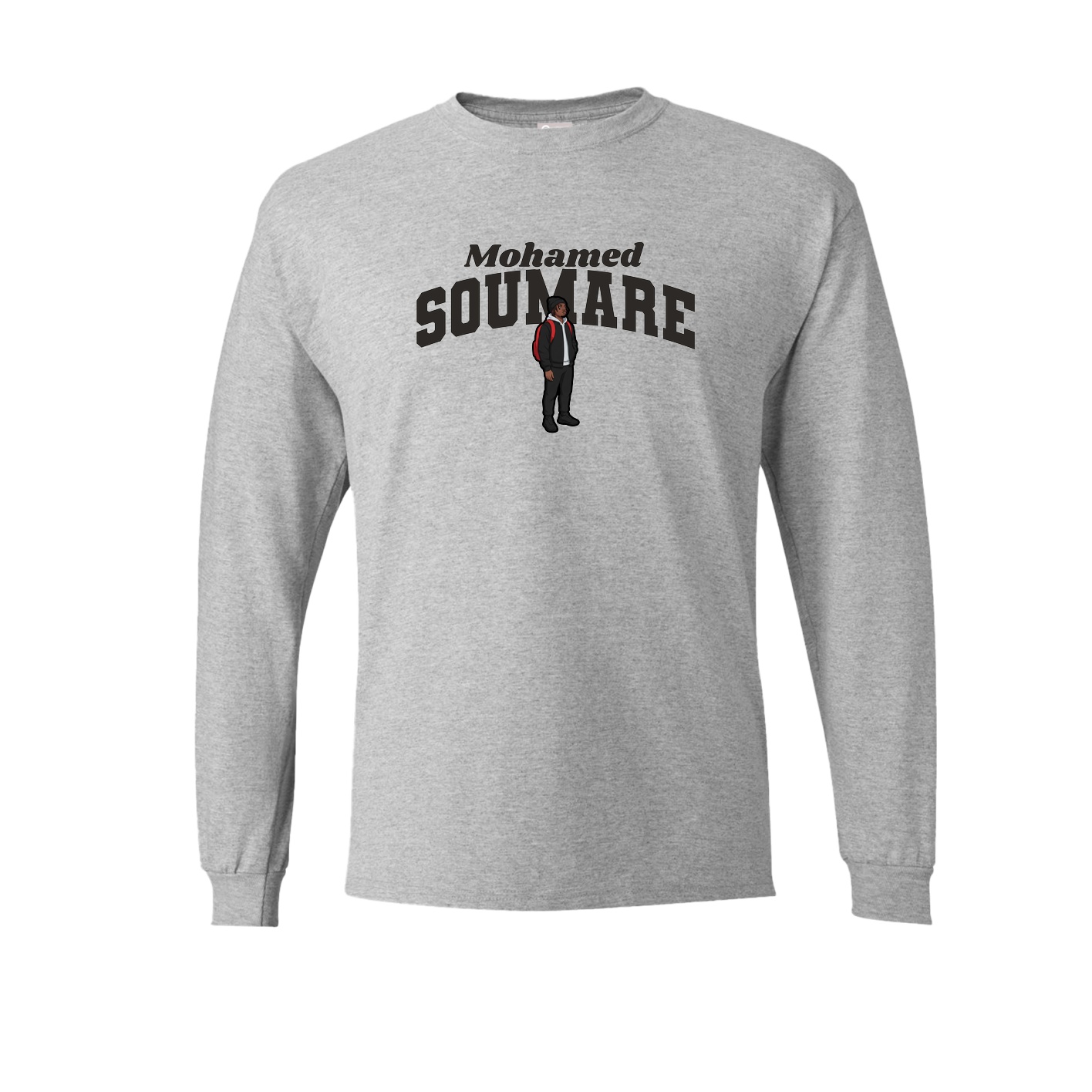 Long Sleeve Tee — Signature Arch in Grey