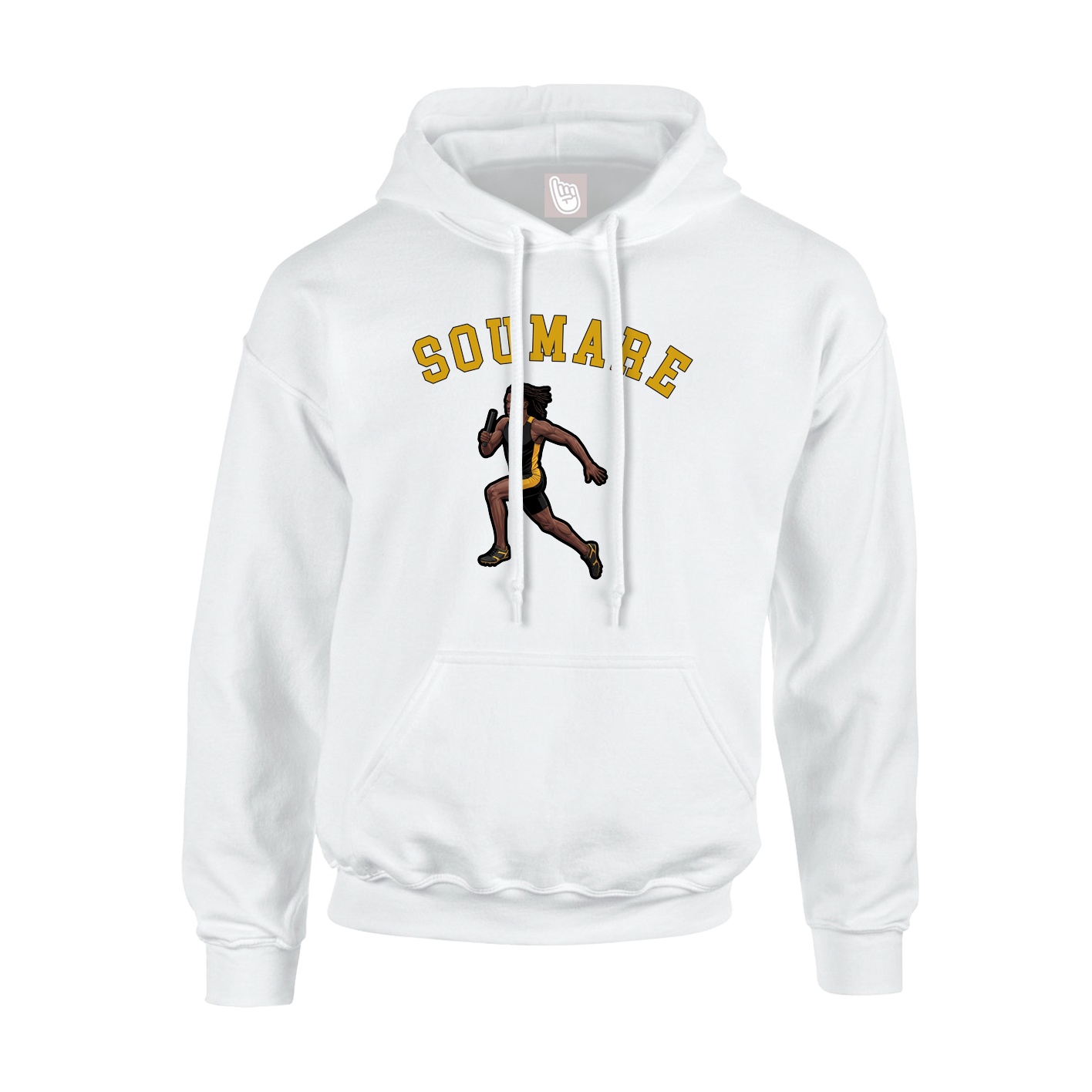 Youth Hoodie — Shirsey Arch in White