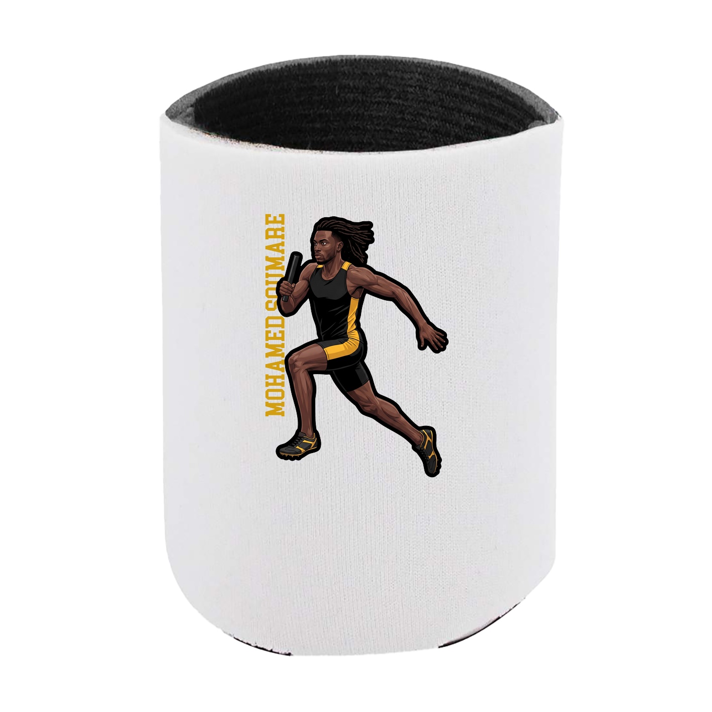 Can Holder — Name Vertical in White