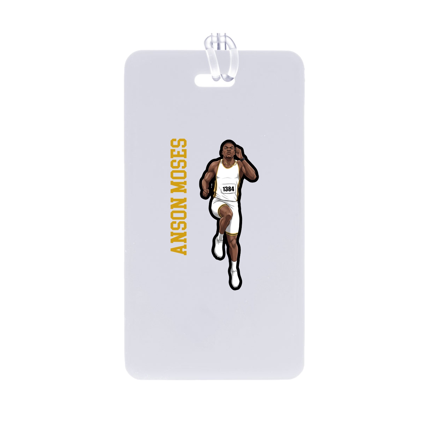 Bag Tag — Name Vertical in Classic