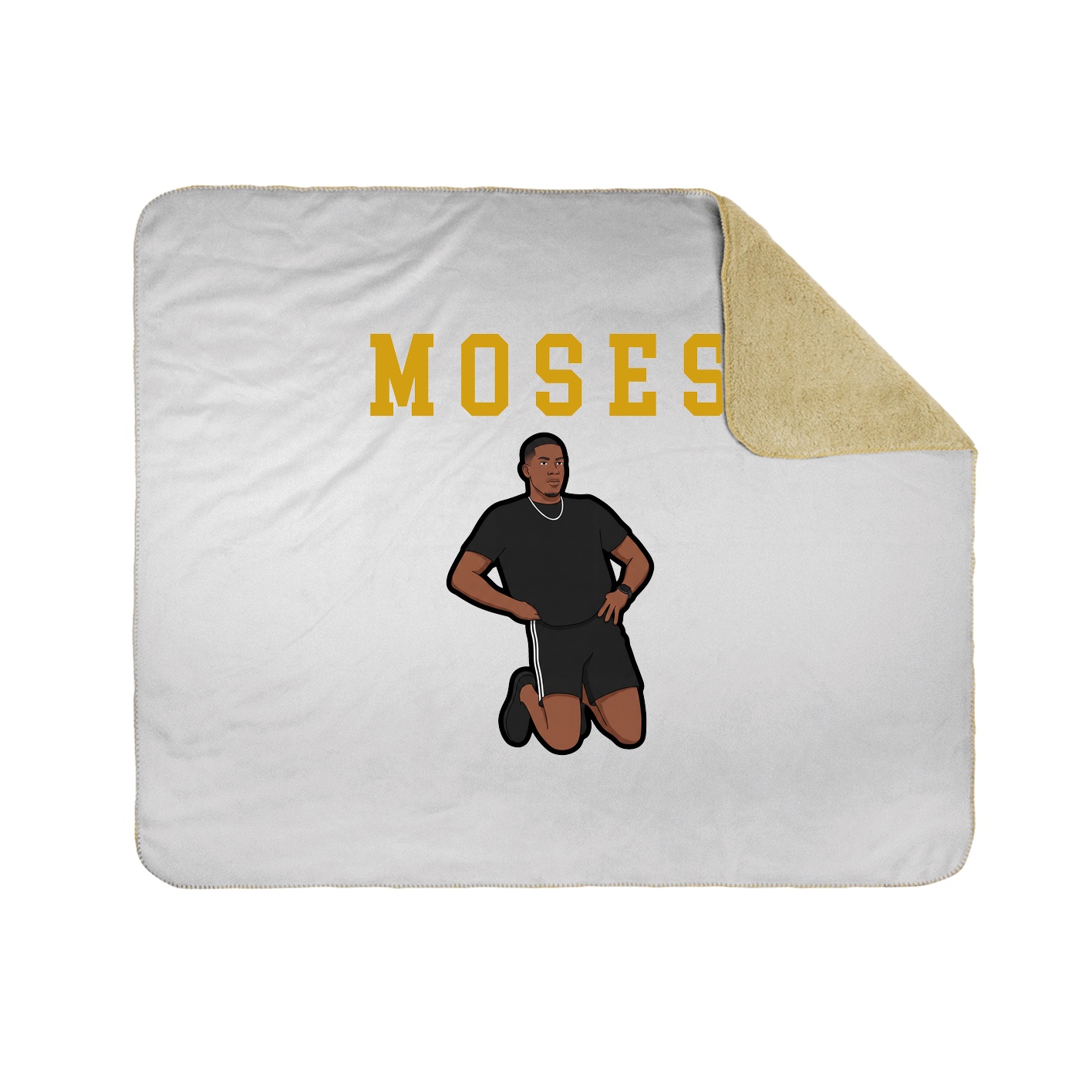 Throw Blanket — Shirsey in White