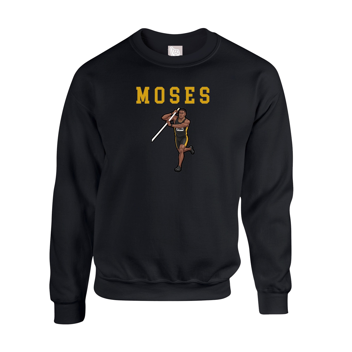 Fleece Crew — Shirsey in Black