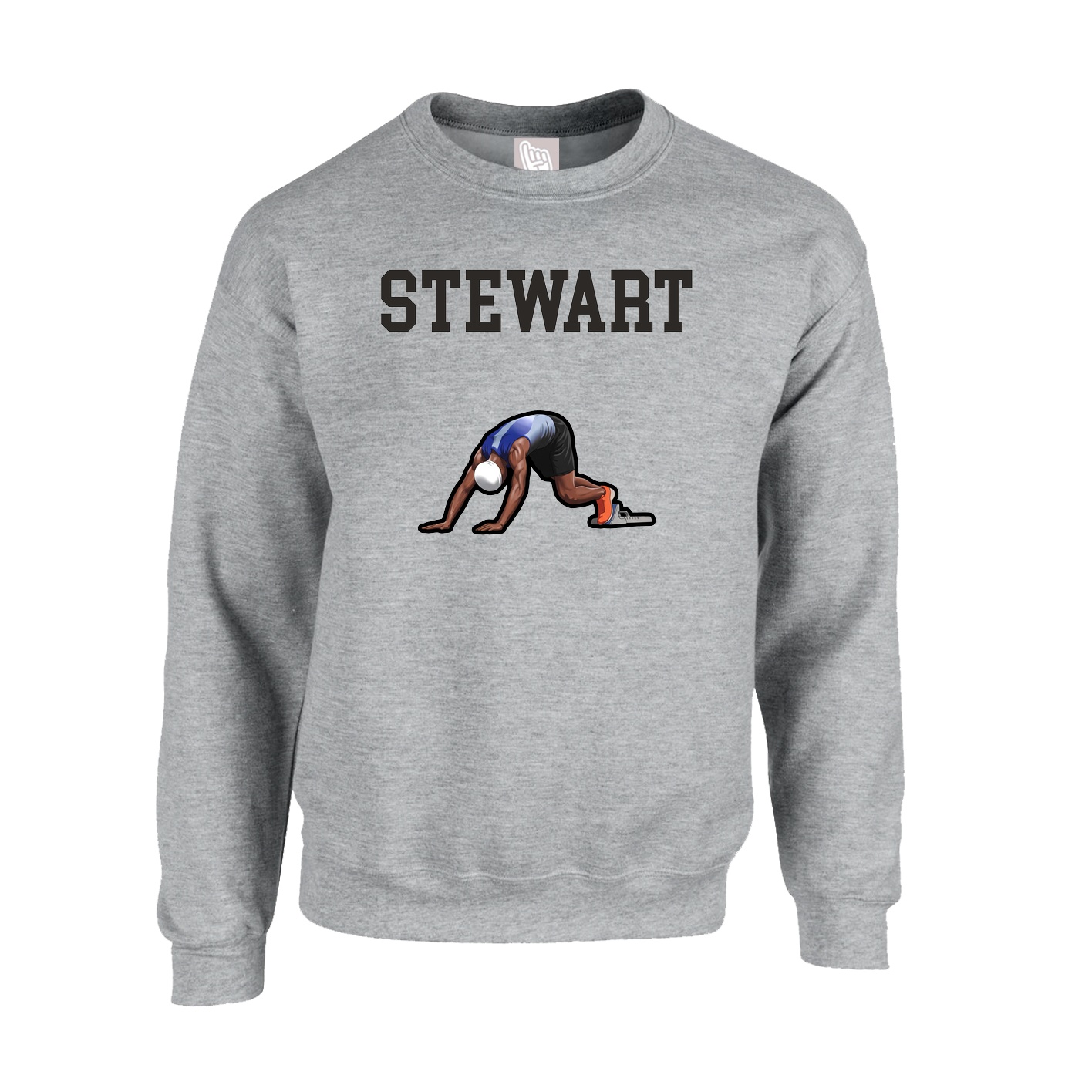 Fleece Crew — Shirsey in Grey