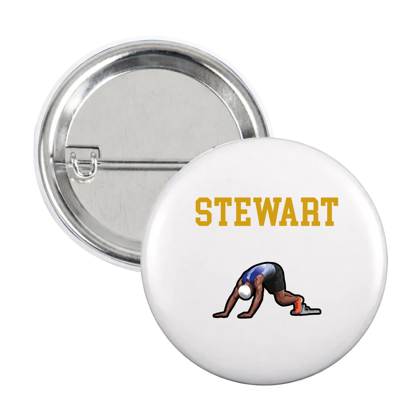 Game Day Button — Shirsey in White