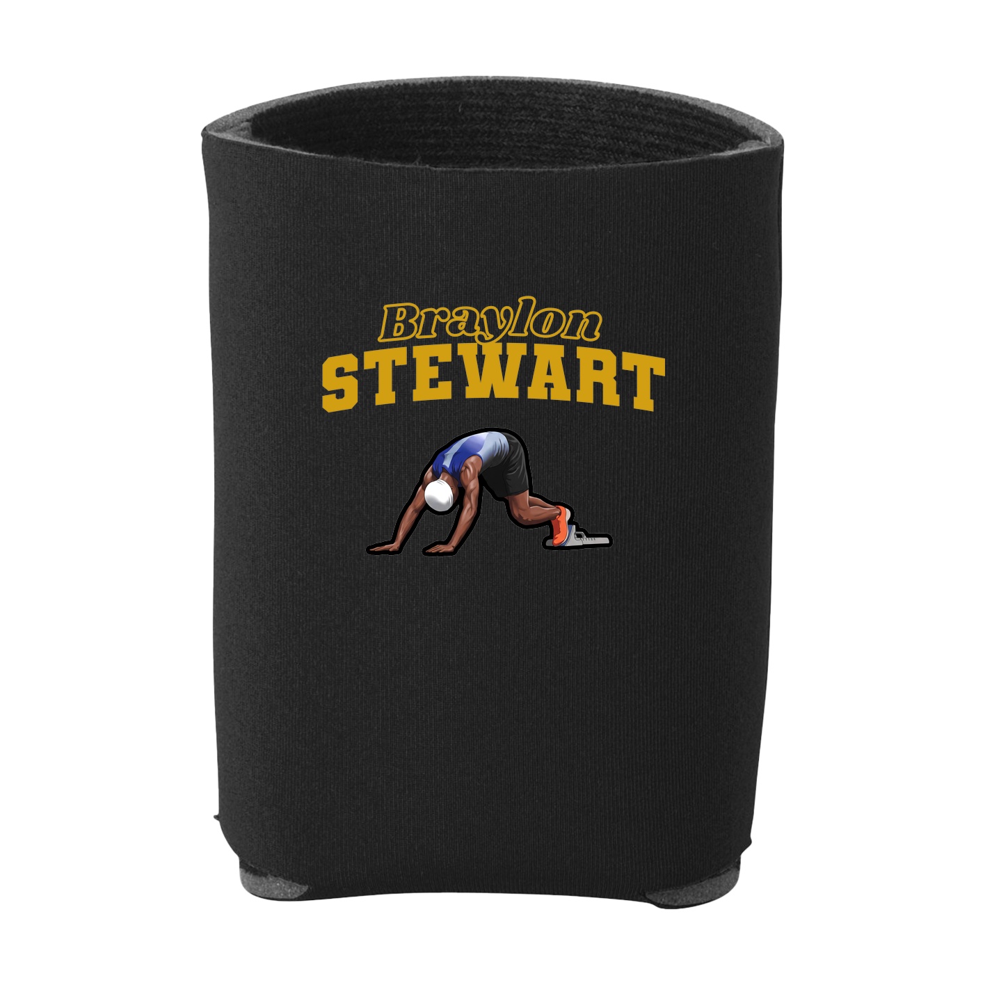 Can Holder — Name Arch in Black