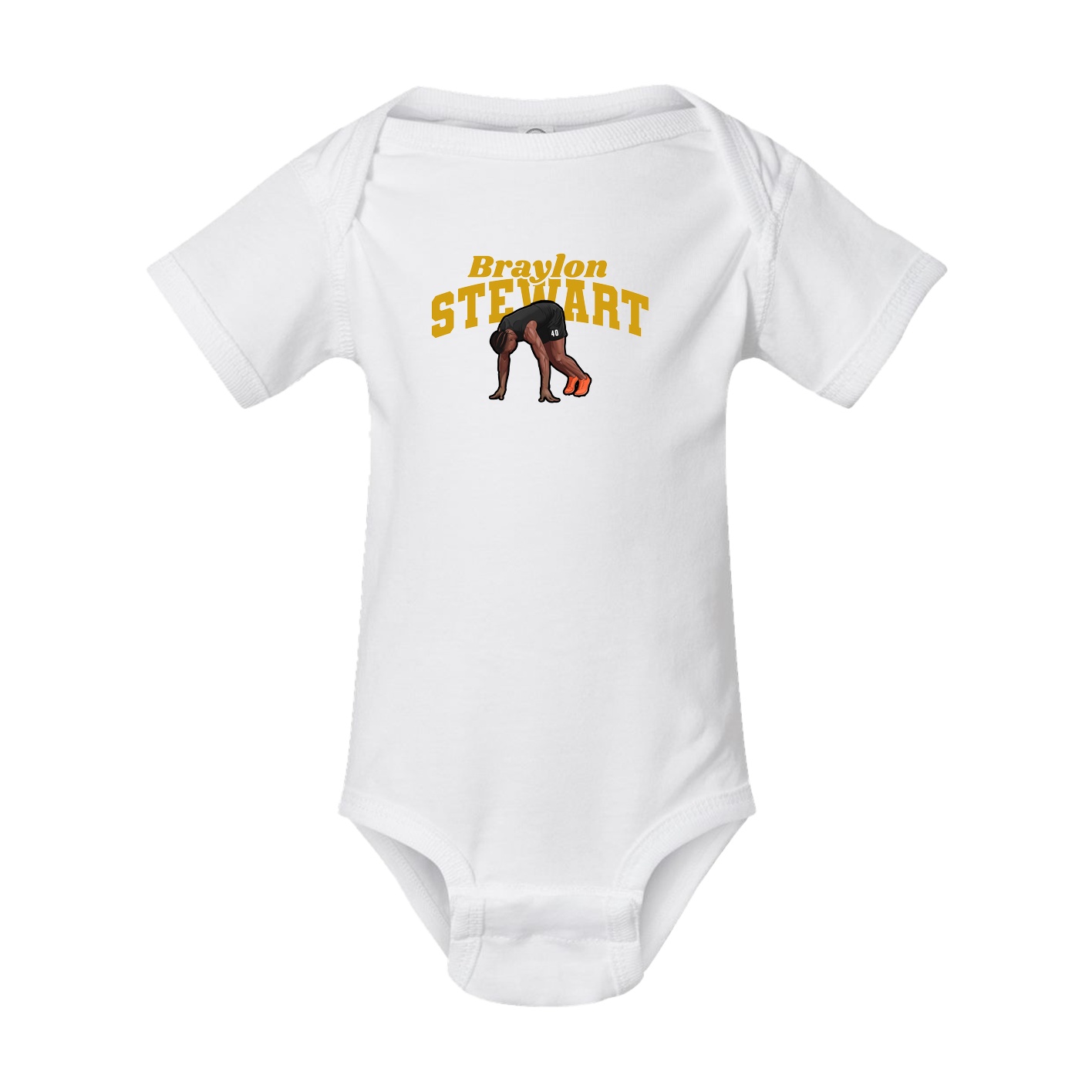 Baby Onesie — Signature Arch in White