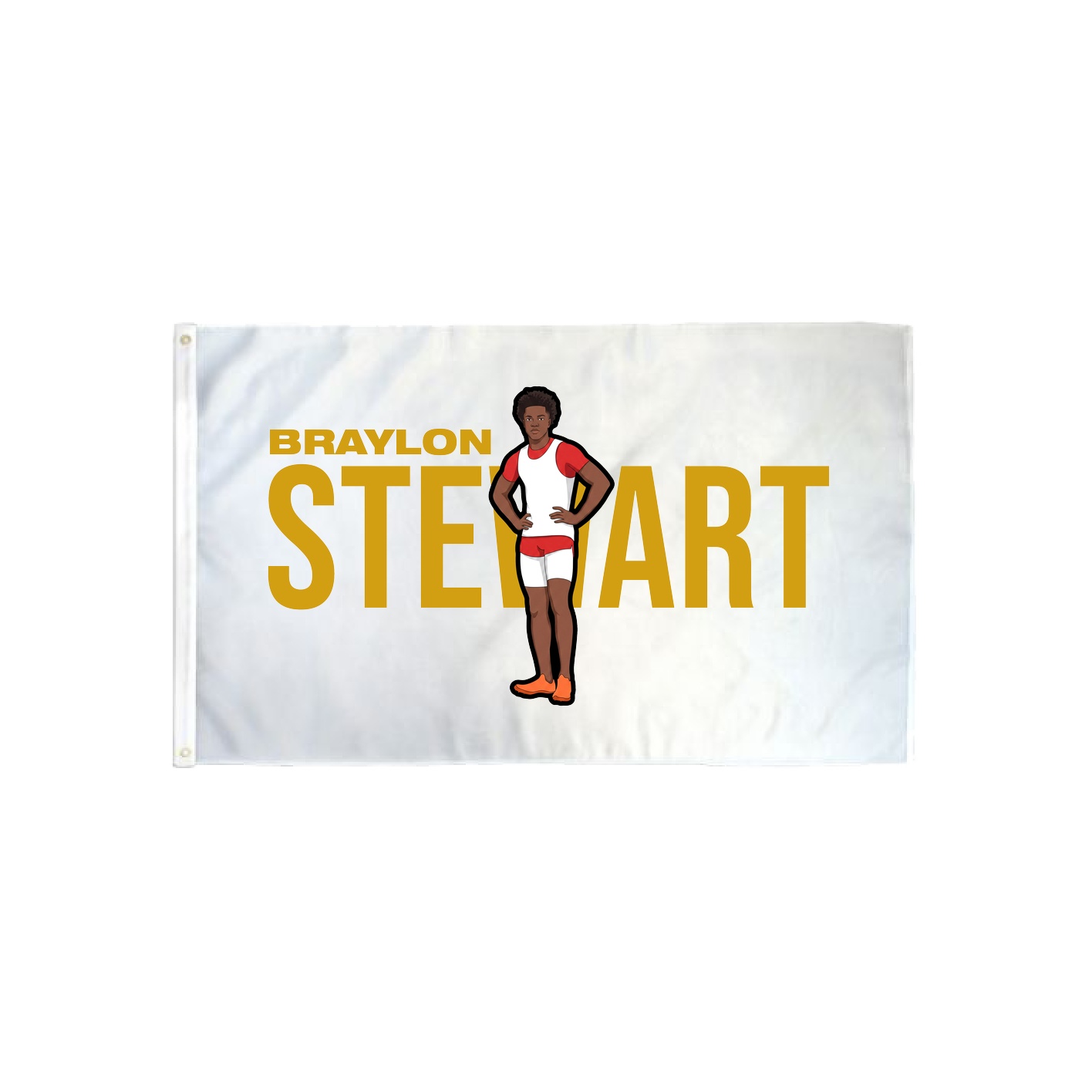 3x5 Flag — Player Name in Classic