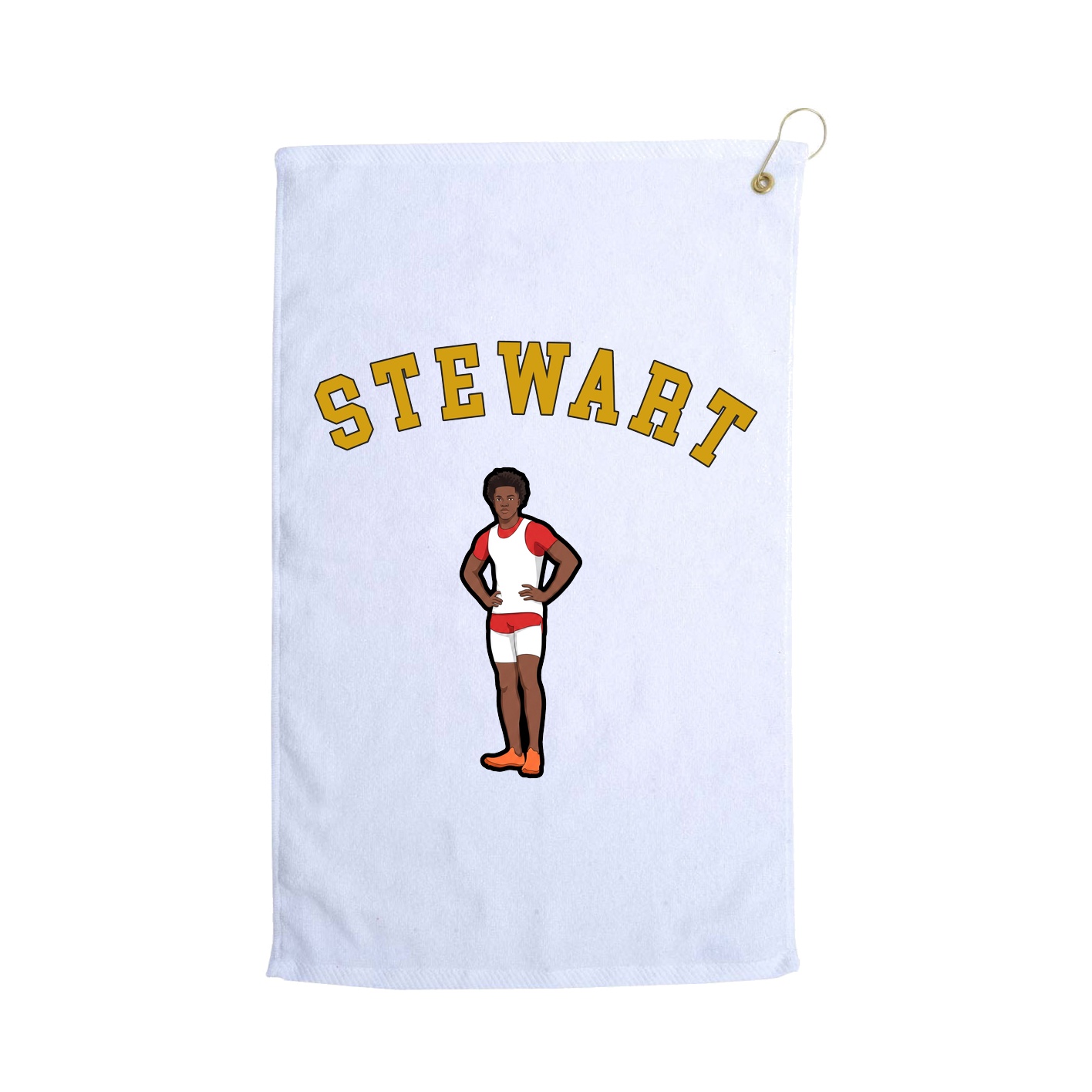Golf Towel — Shirsey Arch in White
