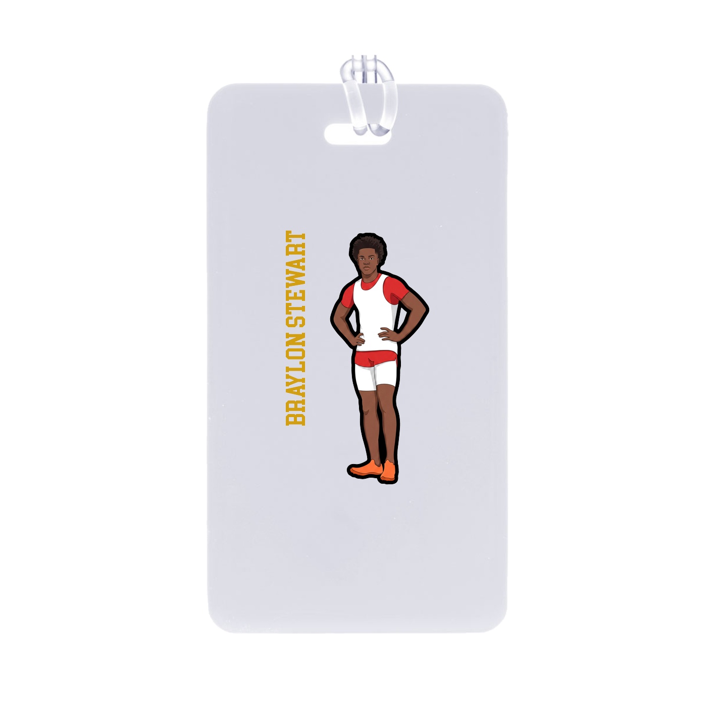 Bag Tag — Name Vertical in Classic
