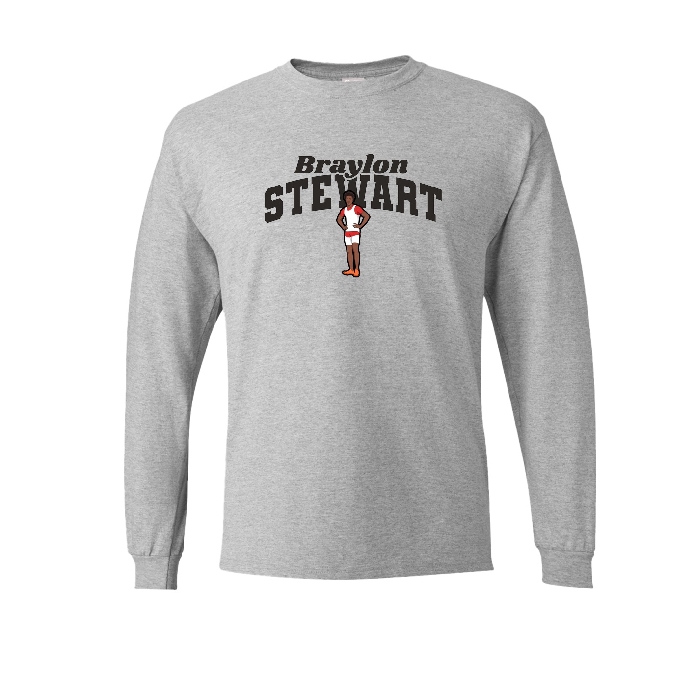 Long Sleeve Tee — Signature Arch in Grey
