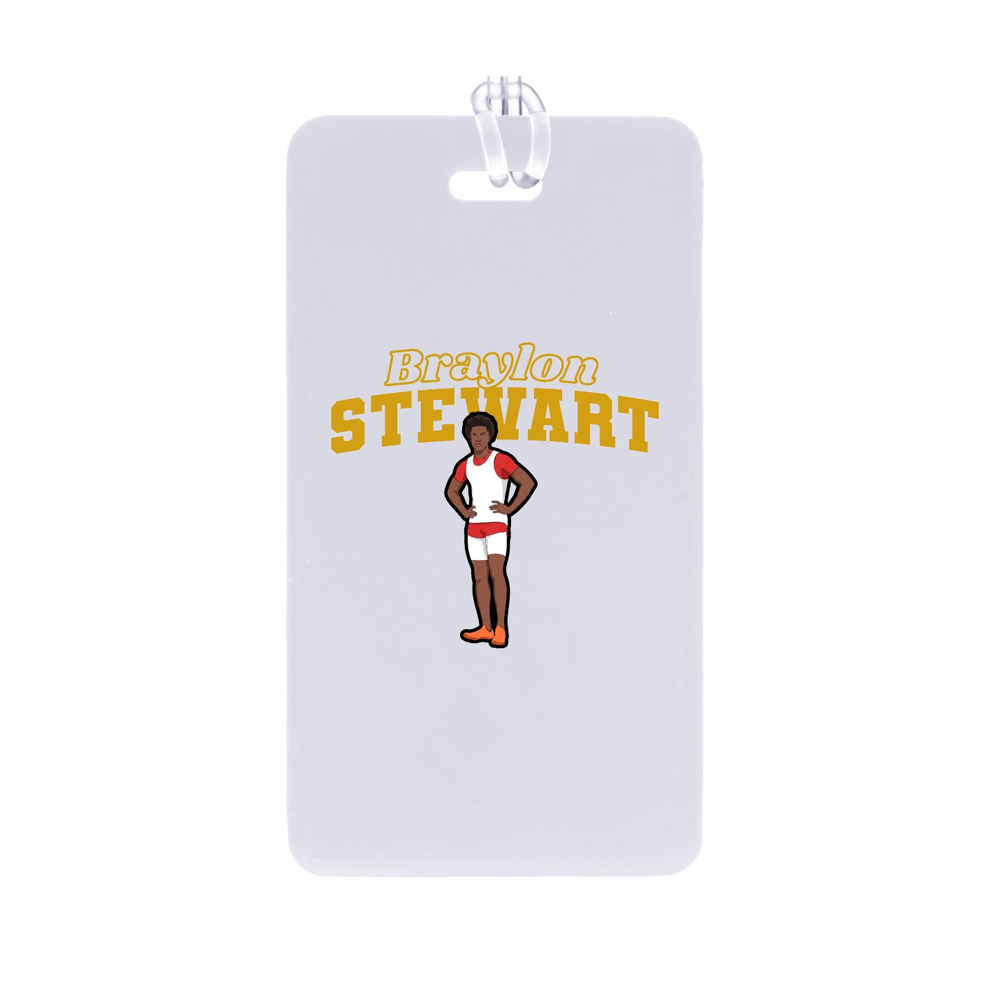 Bag Tag — Name Arch in Classic