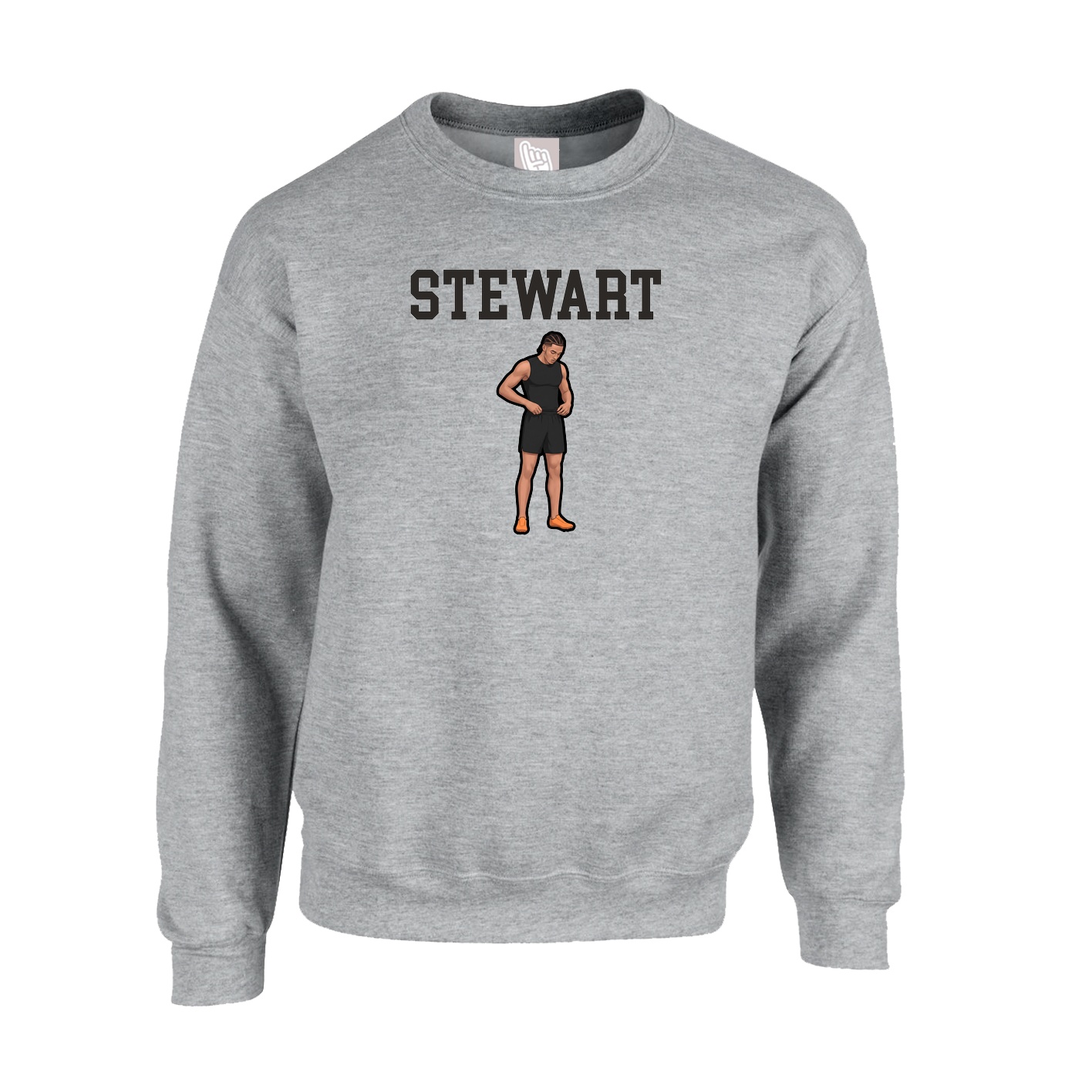 Fleece Crew — Shirsey in Grey