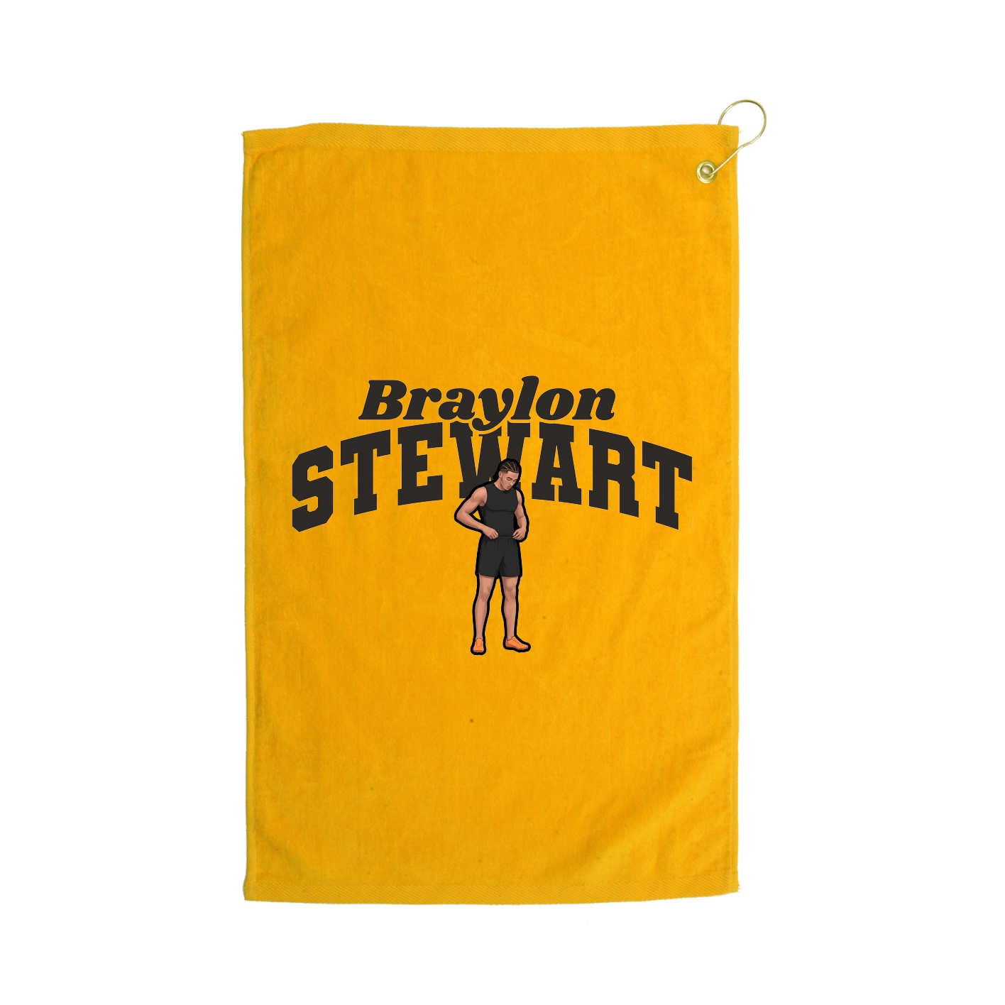 Golf Towel — Signature Arch in Gold
