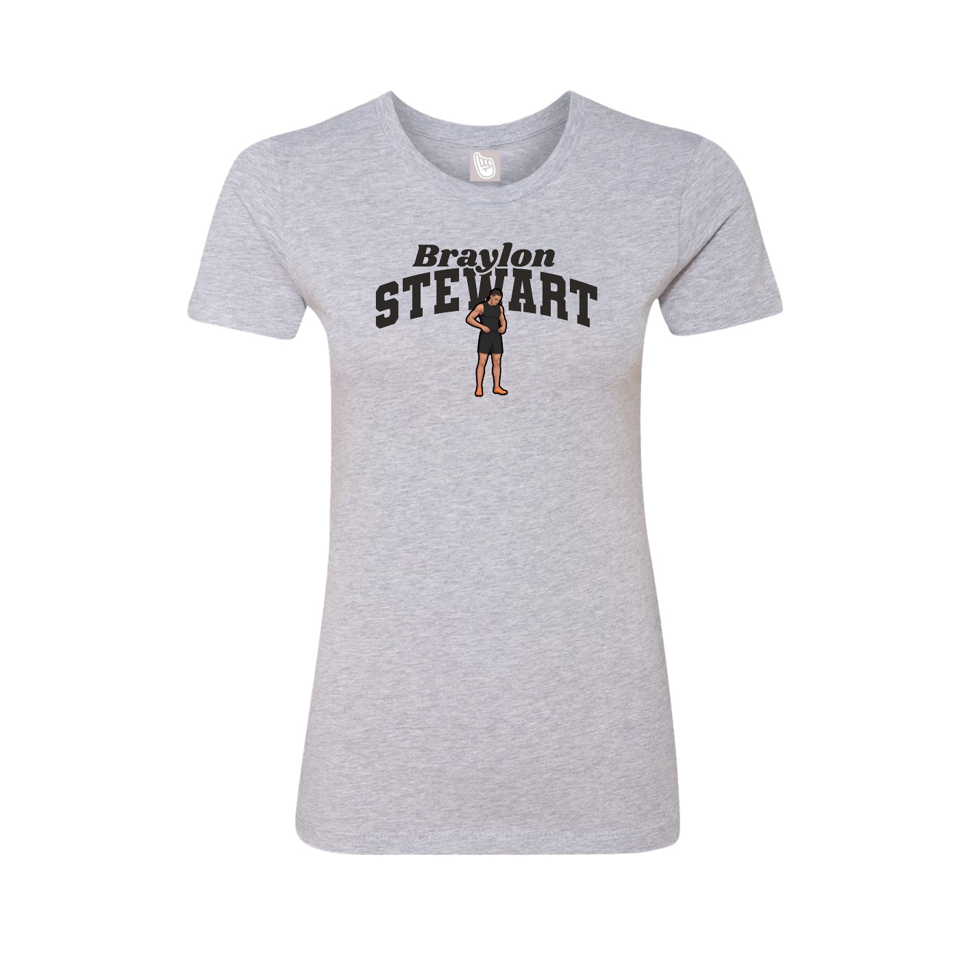 Womens Tee — Signature Arch in Grey
