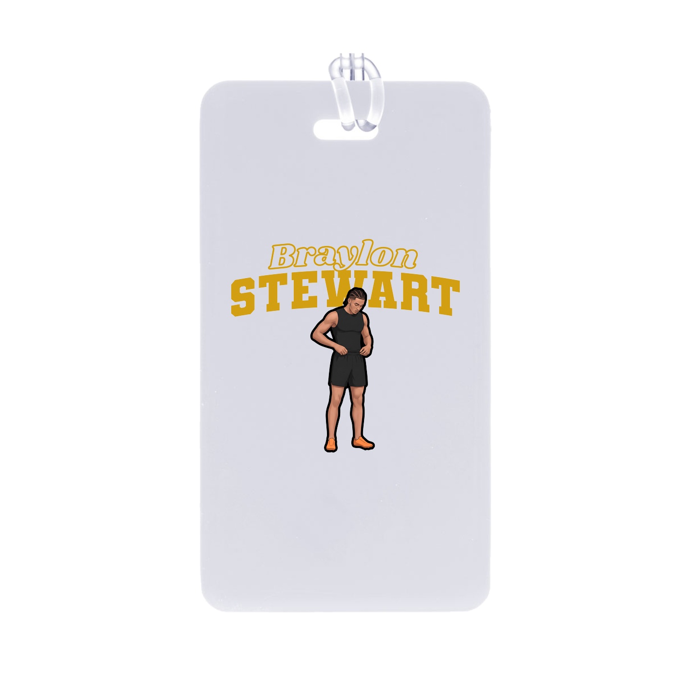 Bag Tag — Name Arch in Classic