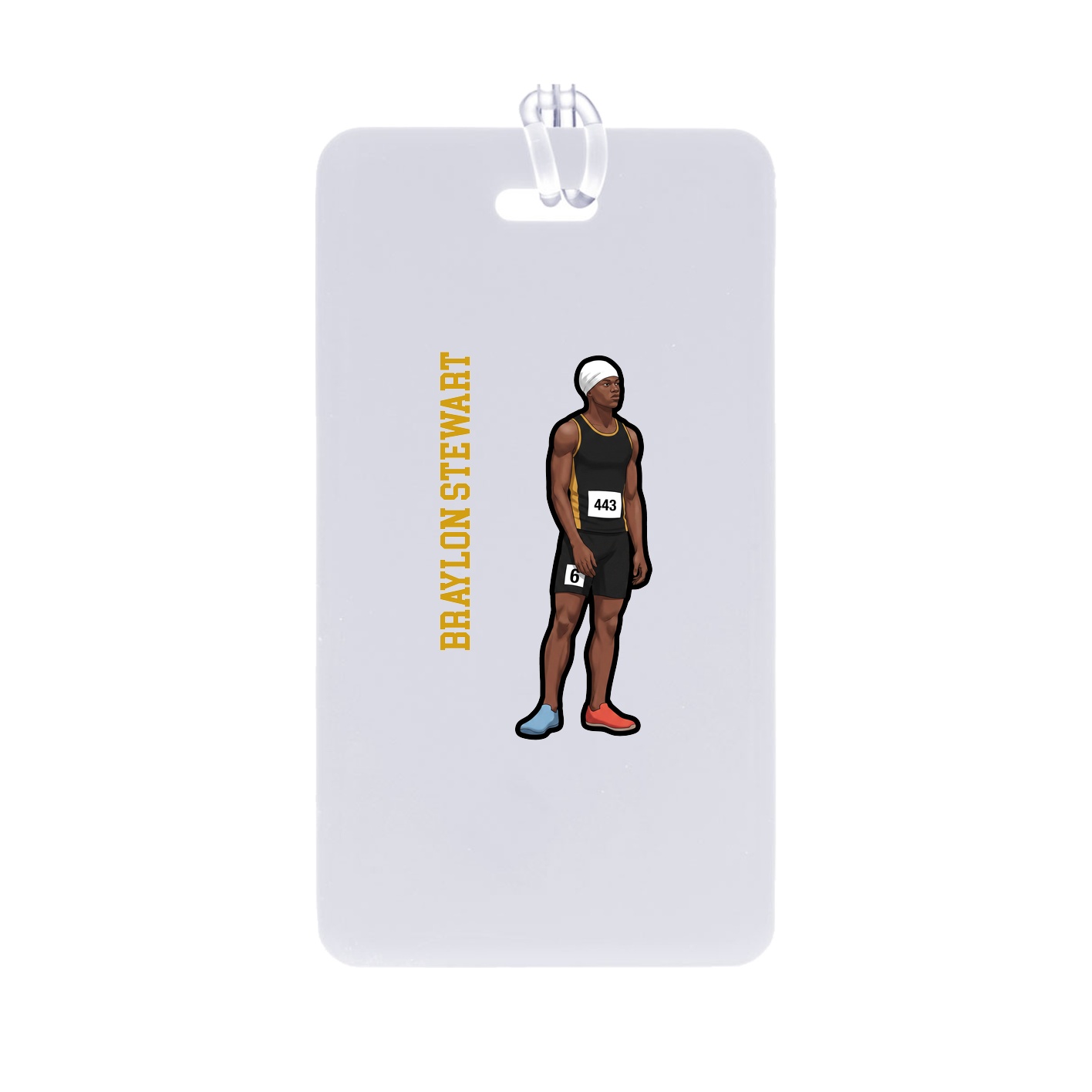 Bag Tag — Name Vertical in Classic