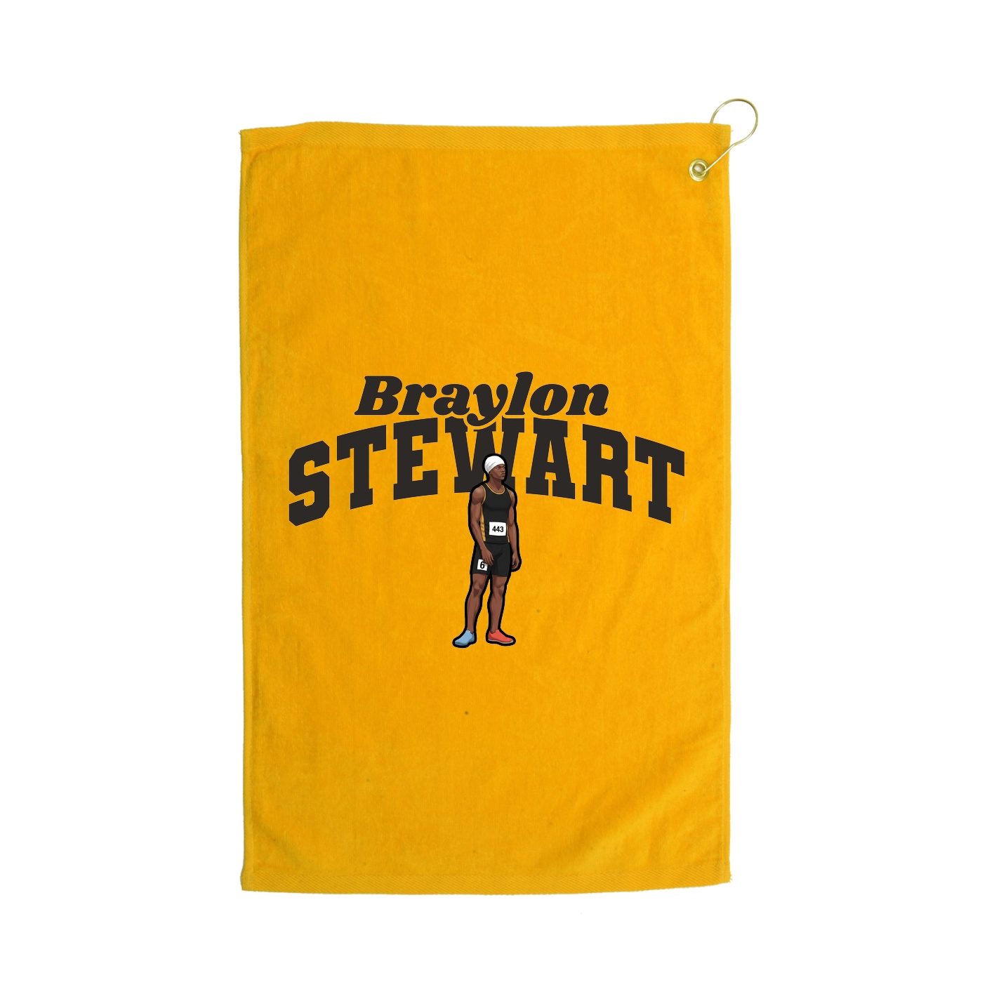 Golf Towel — Signature Arch in Gold