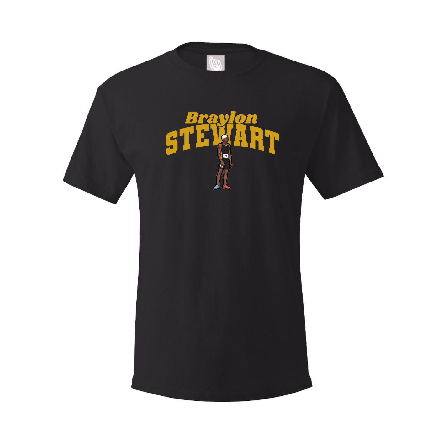 Youth Tee — Signature Arch in Black