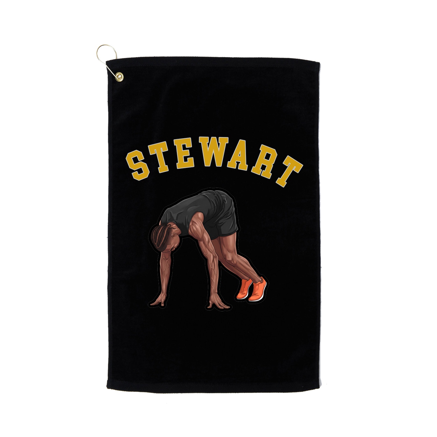 Golf Towel — Shirsey Arch in Black