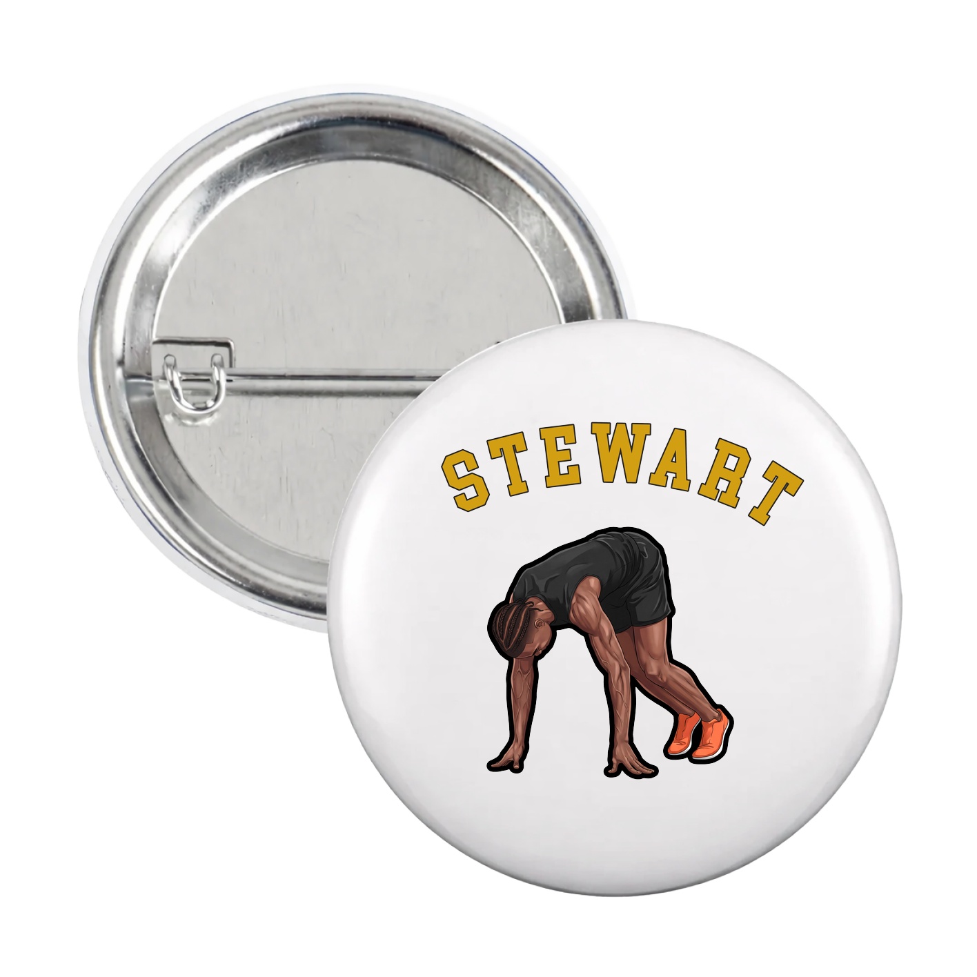 Game Day Button — Shirsey Arch in White