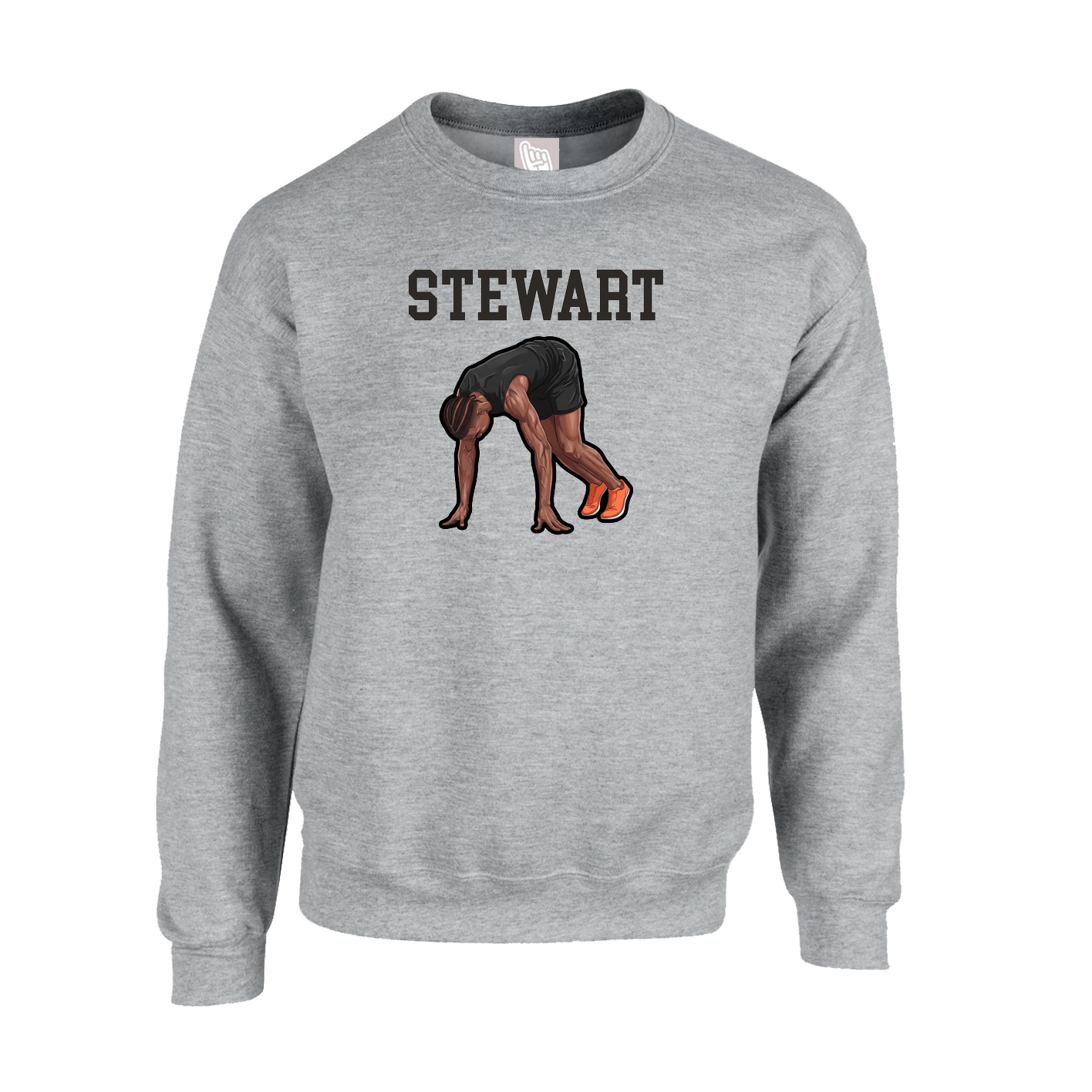 Fleece Crew — Shirsey in Grey
