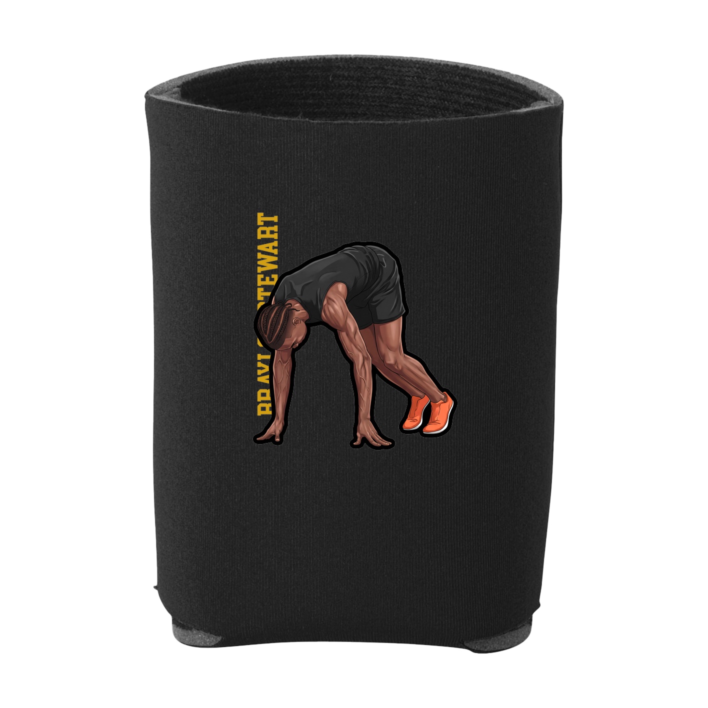 Can Holder — Name Vertical in Black